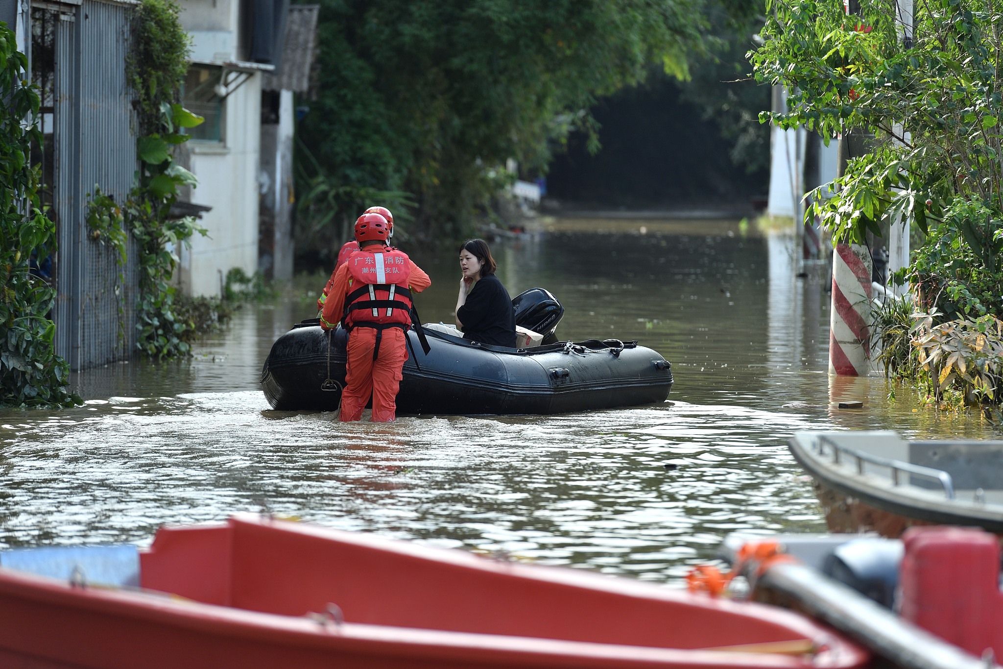 Typhoon Gaemi brought extreme rainfall to Chaozhou City, south China's Guangdong Province. /CFP