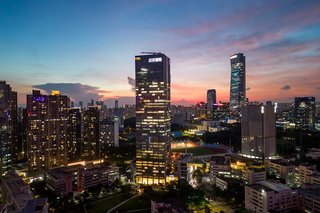 Kawasan industri berteknologi tinggi di Distrik Nanshan, Shenzhen, Tiongkok, 23 Juli 2024. /CFP