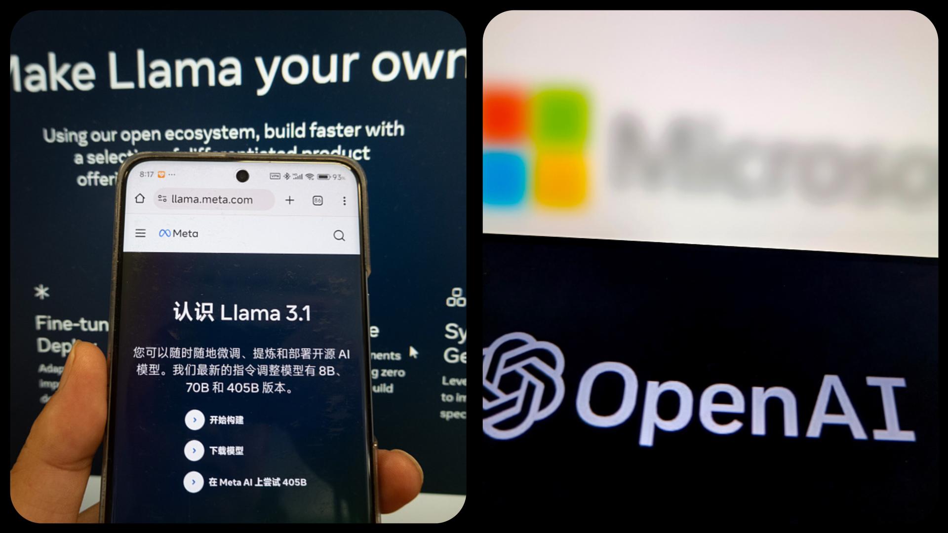 OpenAI, Meta Showcase Strengths as Competition in AI Intensifies