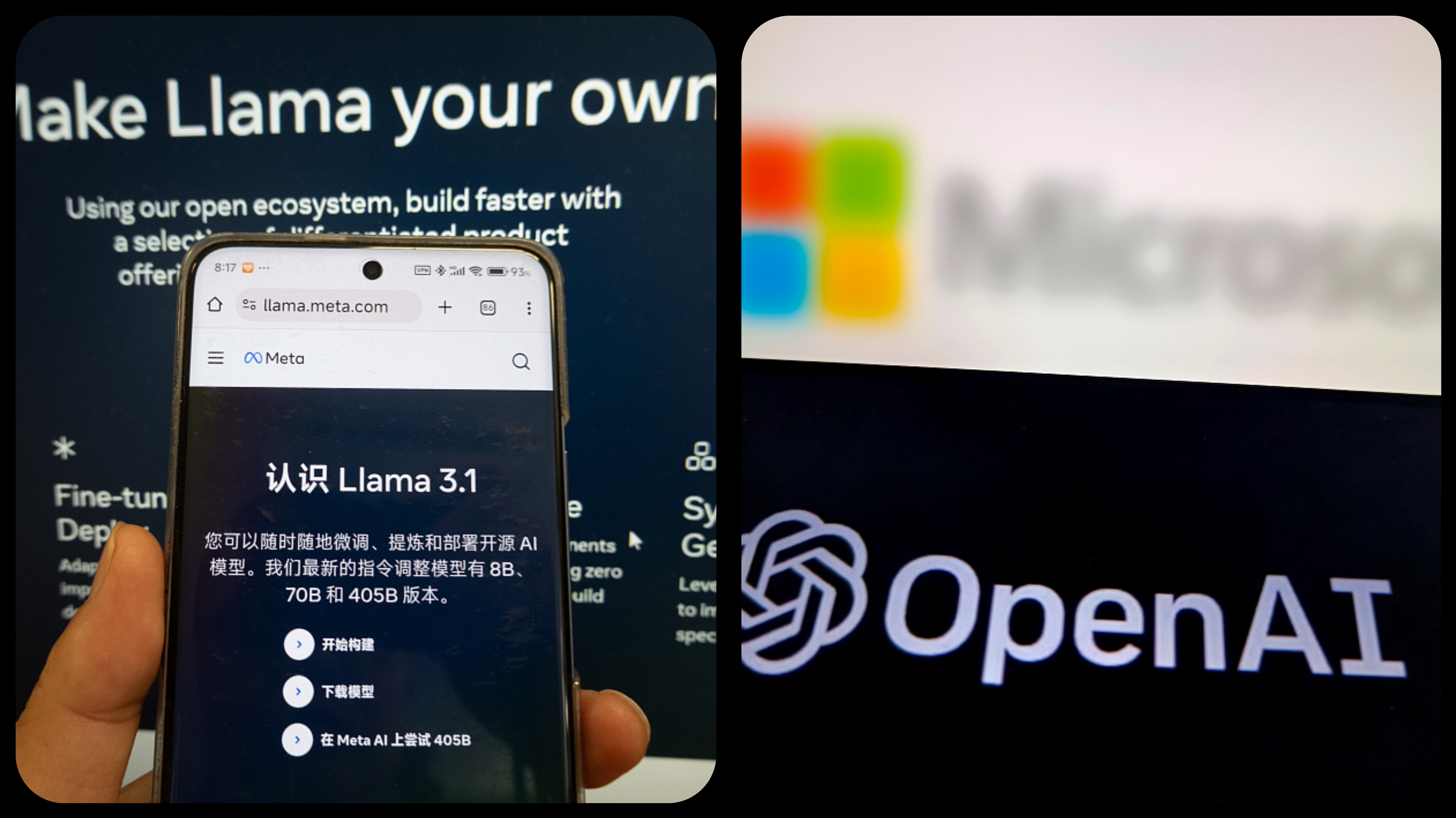 Meta (L), OpenAI releases new usage data during the last week of August, 2024. /CFP