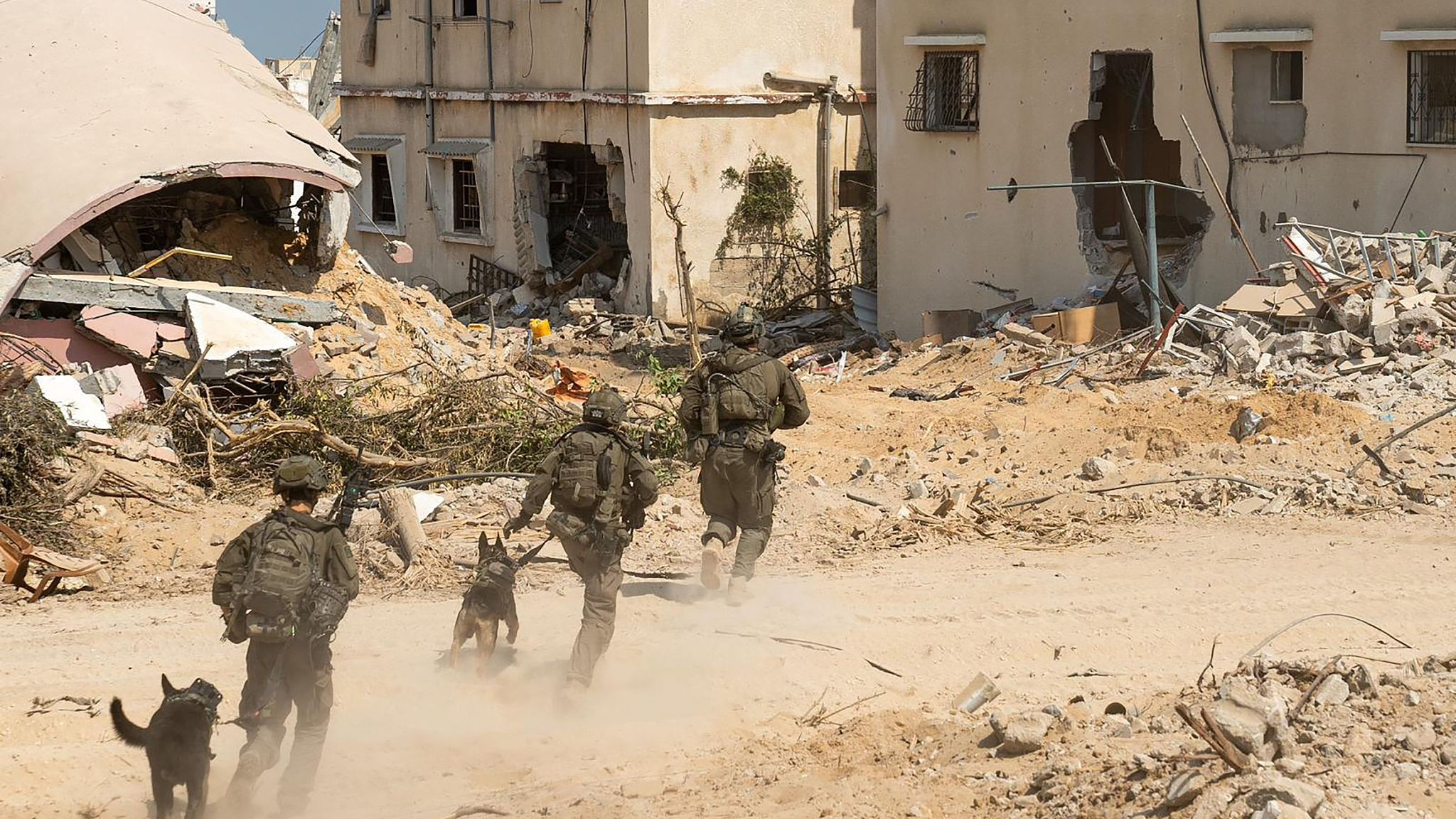 Israeli troops operate on the ground in the Gaza Strip amid the continuing conflict between Israel and Hamas, August 30, 2024. /CFP