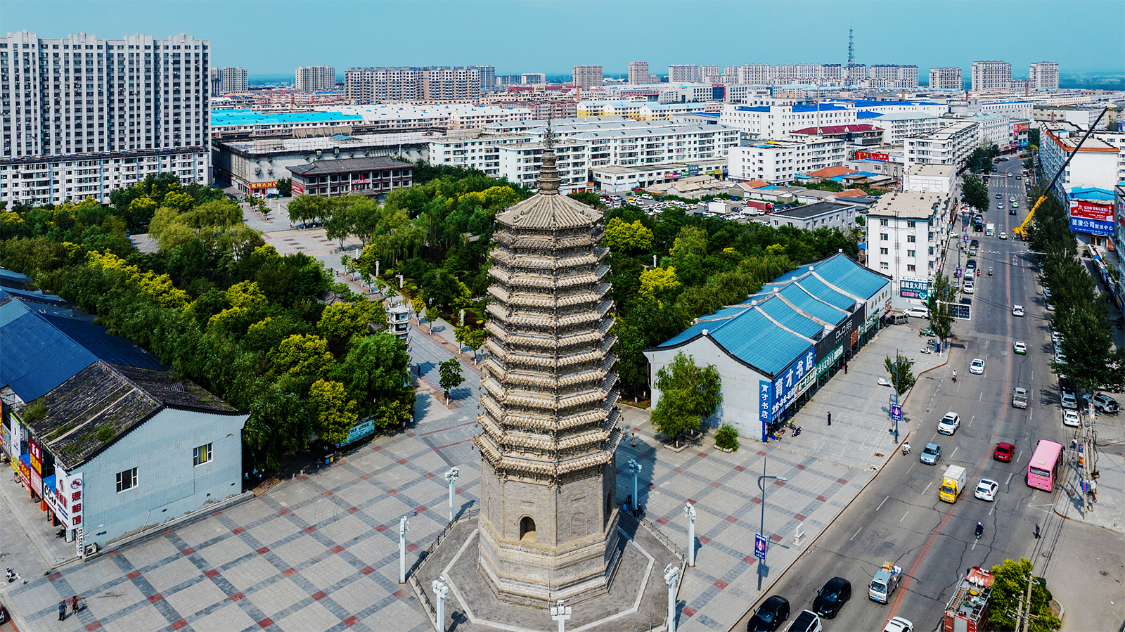 A view of the Nong'an Ancient Pagoda in Changchun, Jilin Province. /CFP