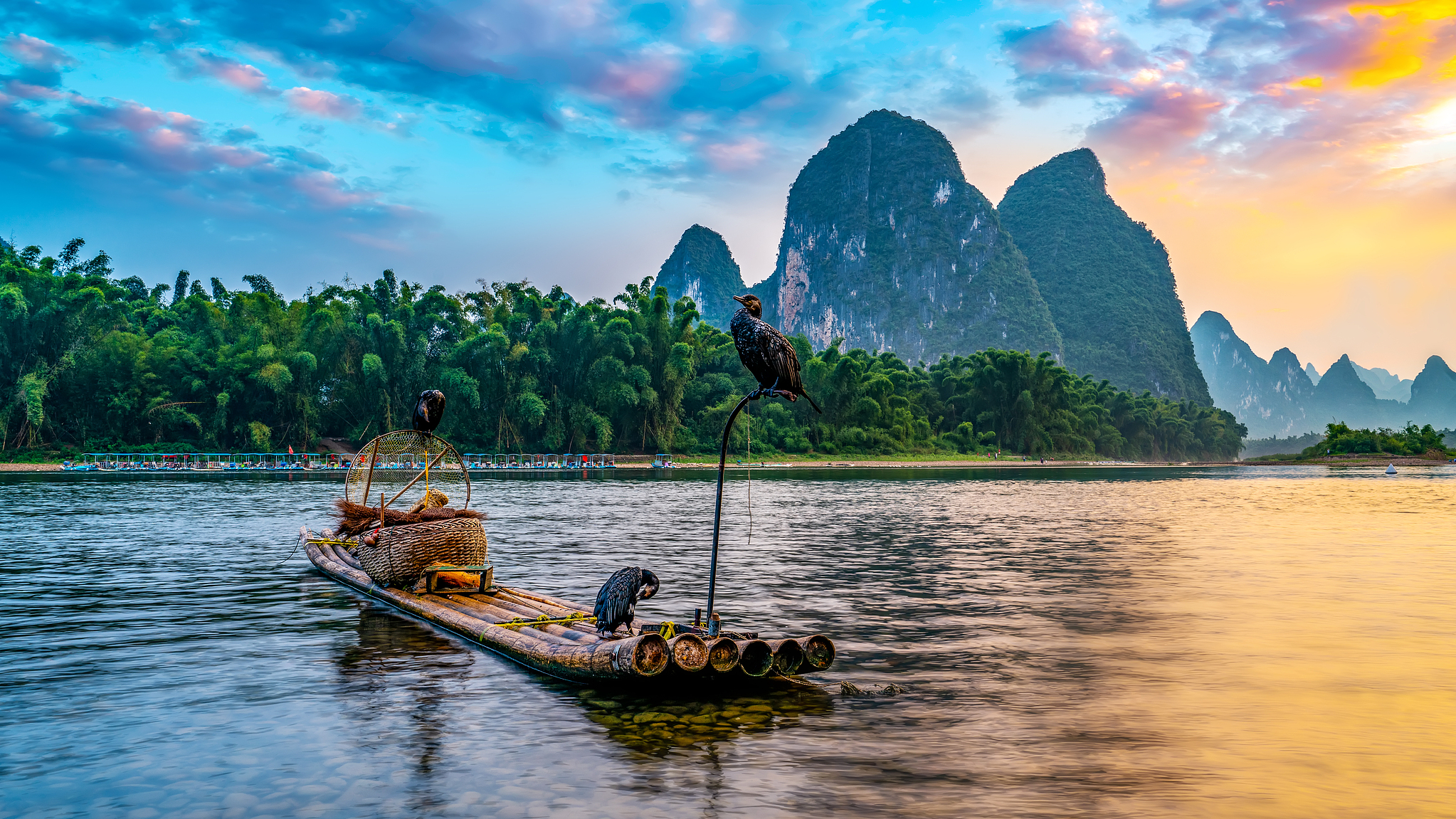 A view of the Guilin Karst in south China's Guangxi Zhuang Autonomous Region. /CFP