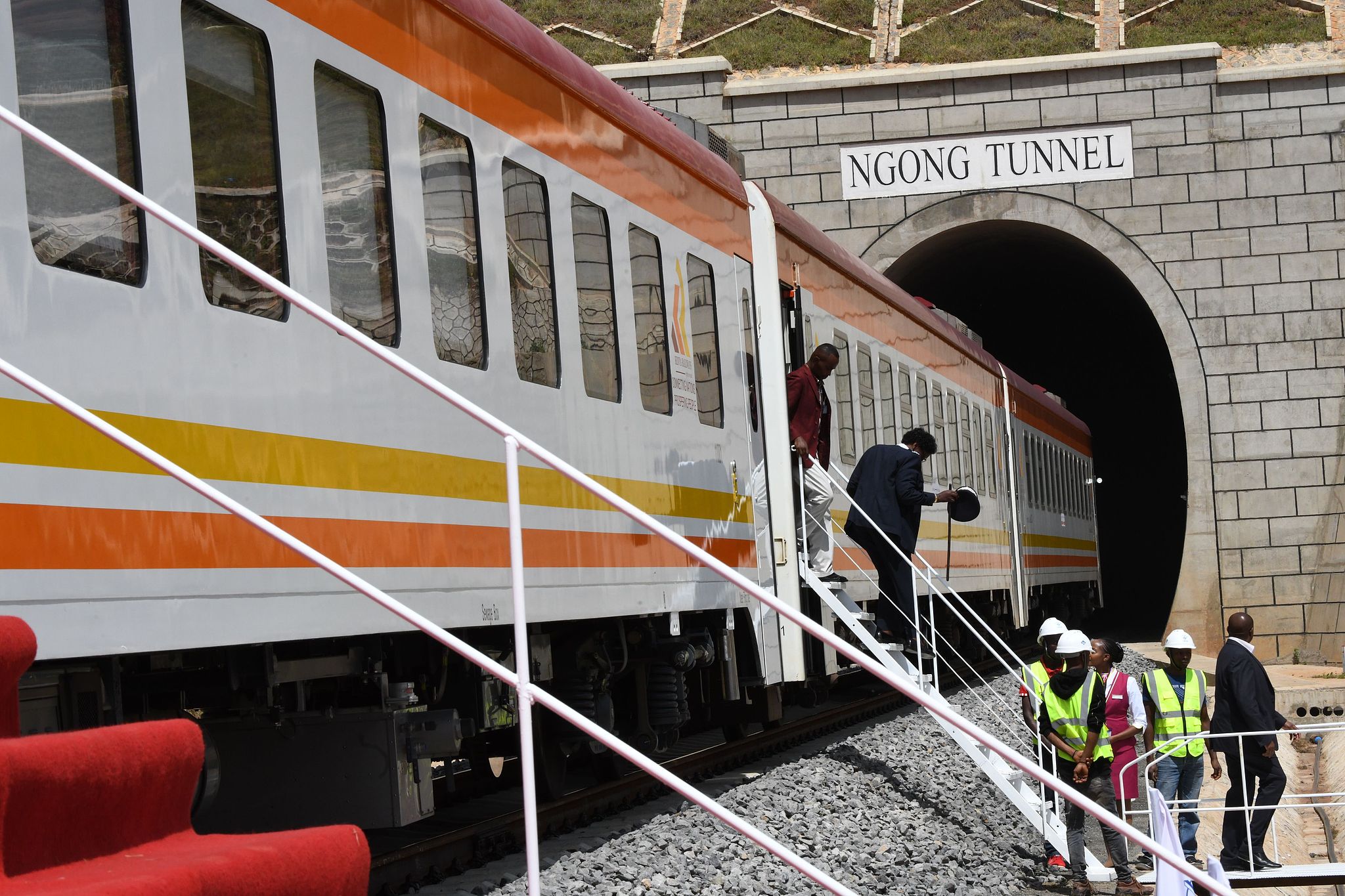 The Standard Gauge Railway connecting Kenya's capital, Nairobi, to the resort town of Naivasha. The railway is one of the flagship projects of the Belt and Road Initiative. /CFP