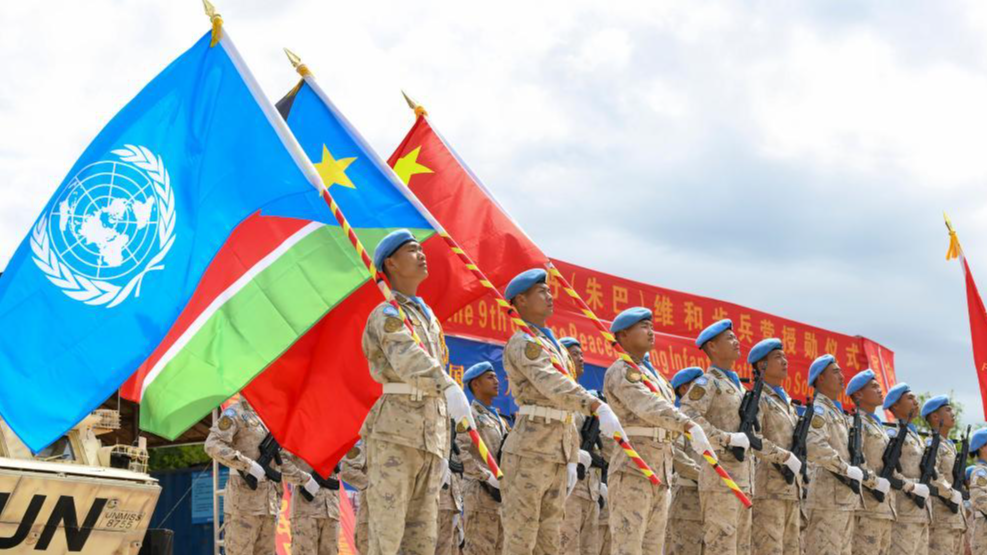 Some 700 Chinese peacekeepers have received the prestigious UN medal for their service to the cause of durable peace in South Sudan, September 2023. /Xinhua
