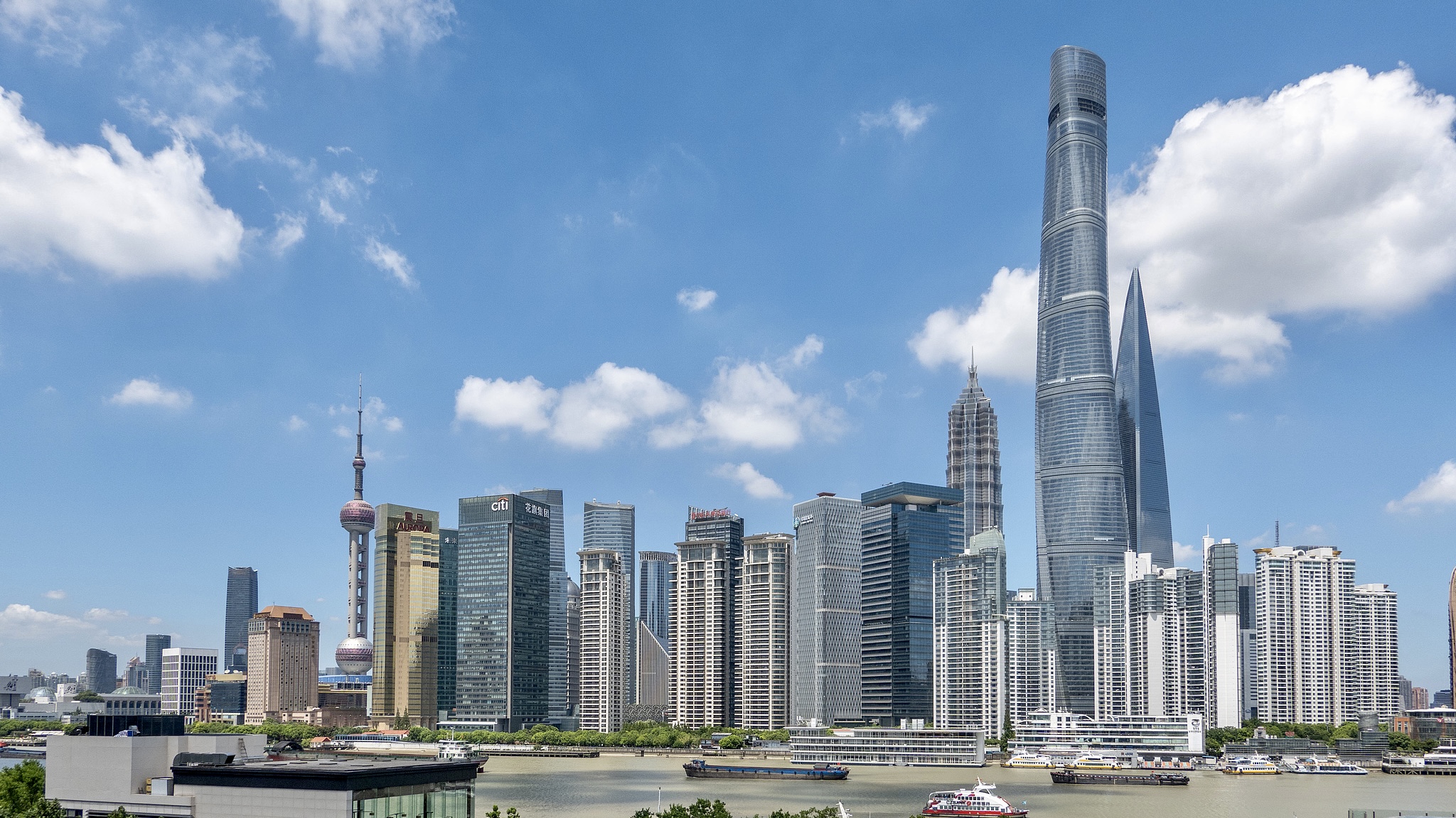 A view of the Bund in Shanghai, China, July 30, 2024. /CFP