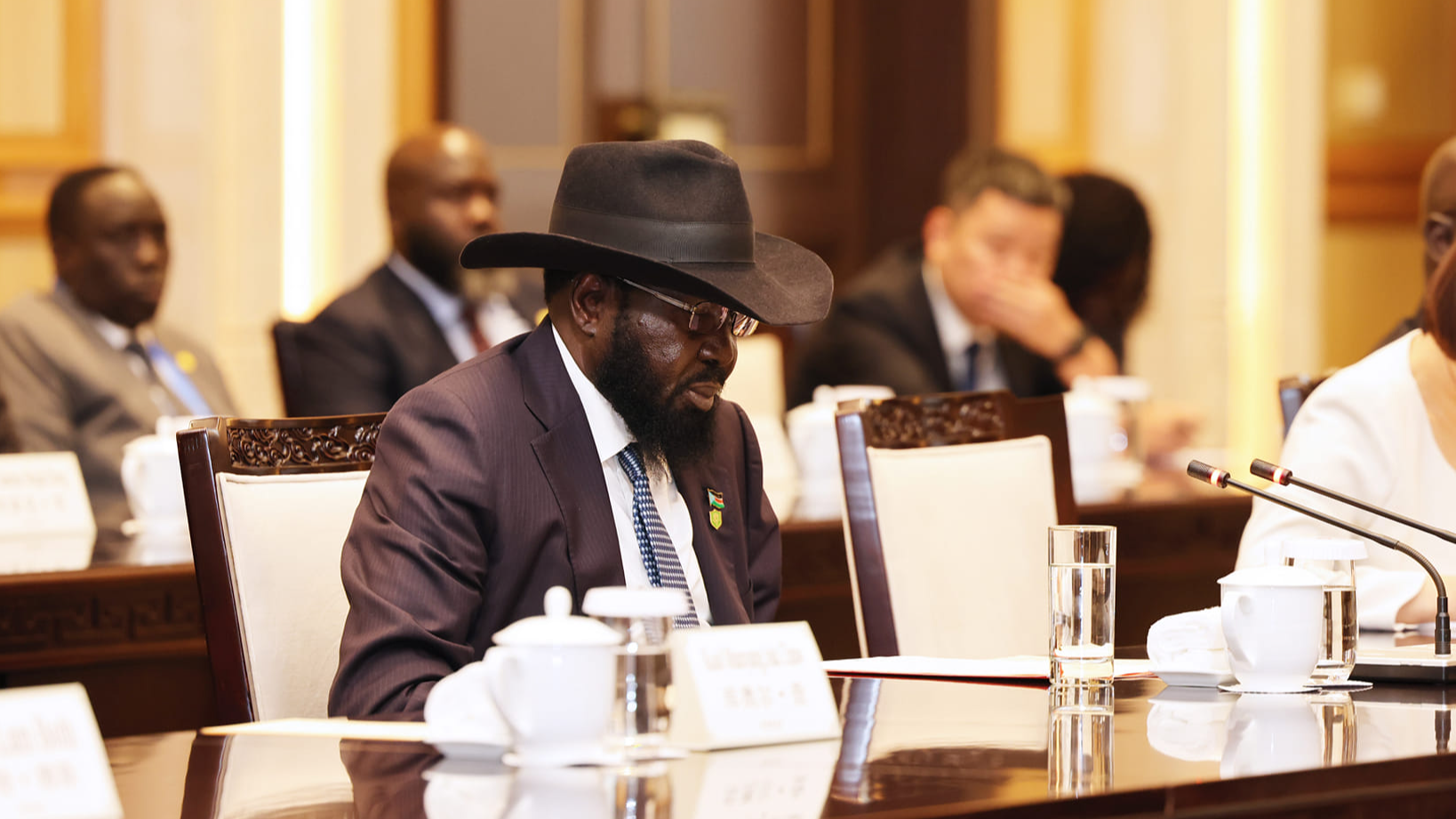 South Sudan's president launches the first South Sudan-Zhejiang Economic, Investment and Trade Forum, in Zhejiang, China, September 2, 2024. /Office of the President of the Republic of South Sudan