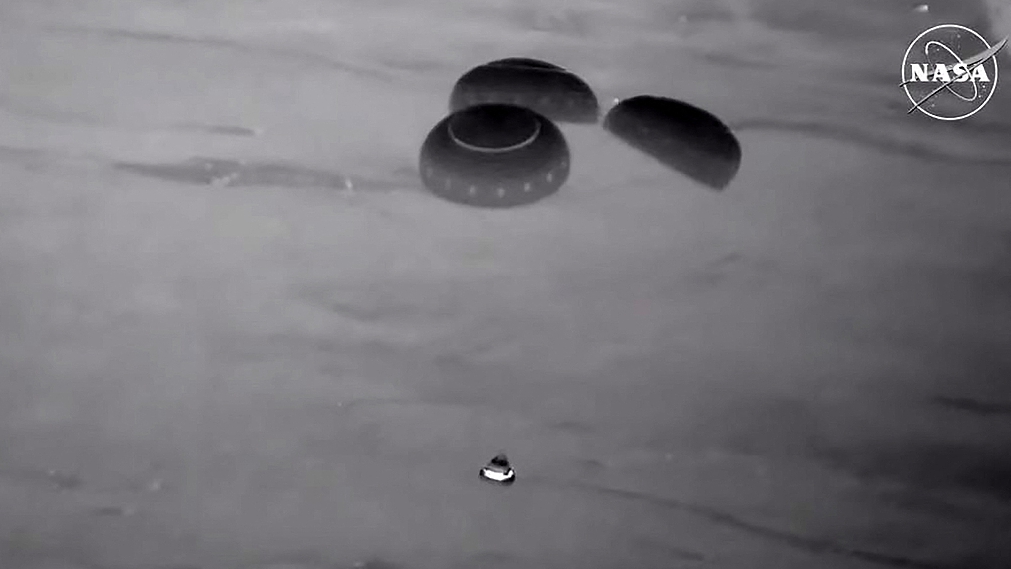 Boeing's Starliner approaches the landing site at White Sands Space Harbor in White Sands, New Mexico, September 6, 2024. /CFP