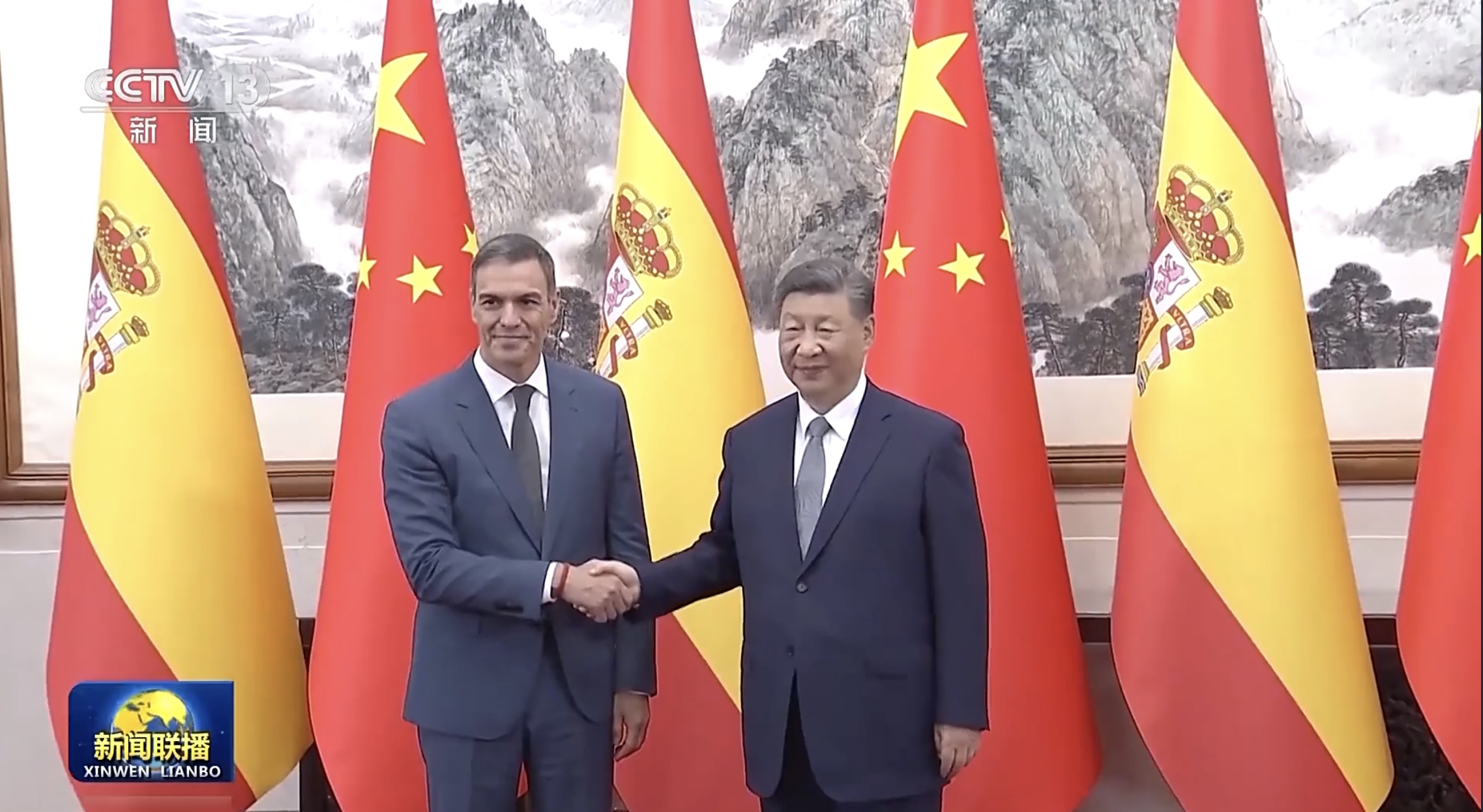 President Xi meets Spanish PM Sanchez, calls for efforts to boost ties