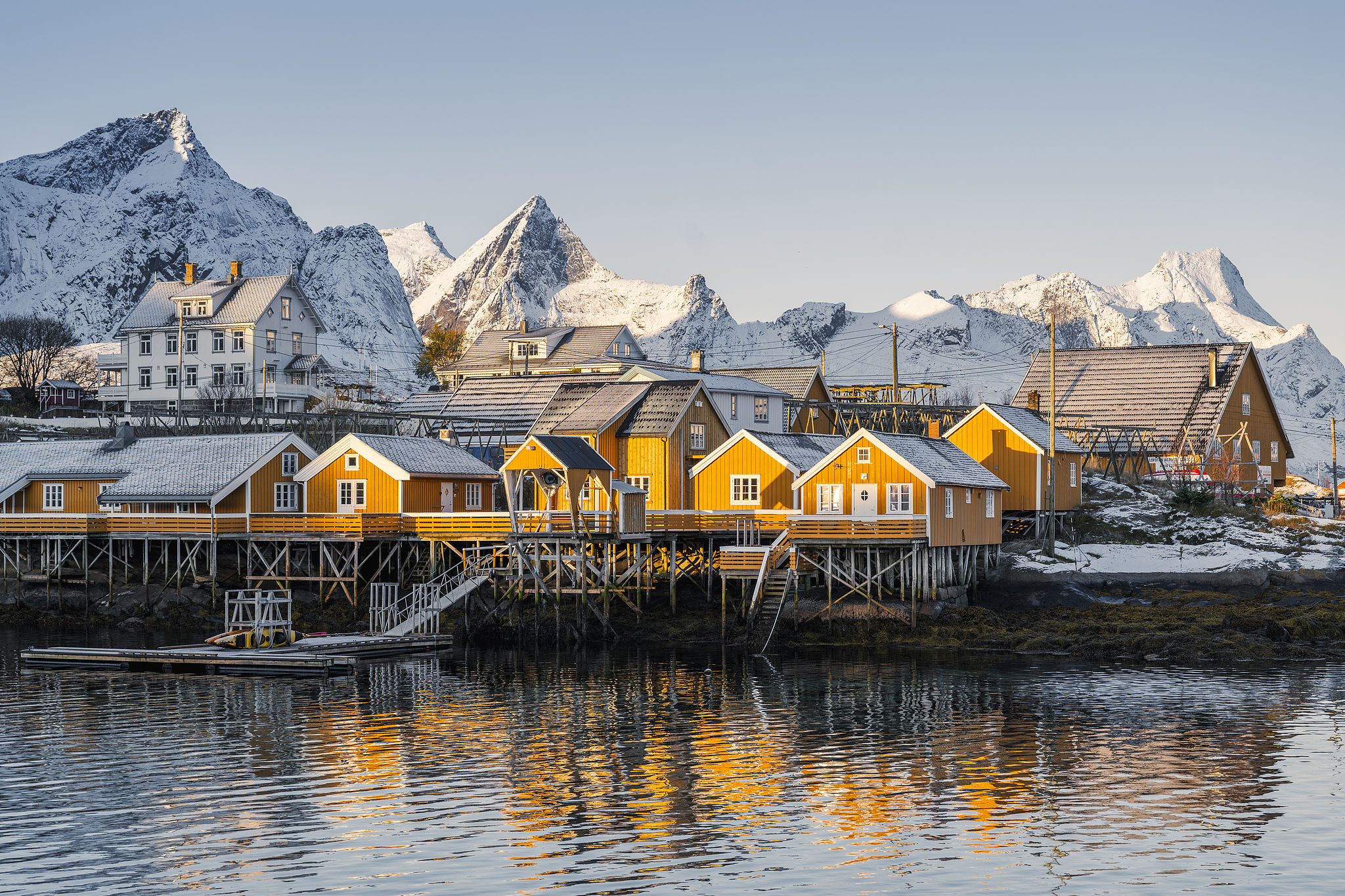 Hamnoy Village and the Fjords in Norway's Lofoten Islands. /CFP