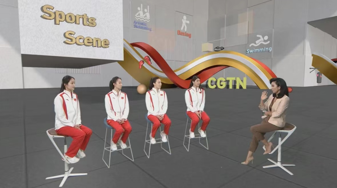 In the Olympics Champions Special Program, CGTN brings together several athletes from the Paris Olympics in an AR virtual studio to discuss their experiences and reflections on the Games. /CGTN