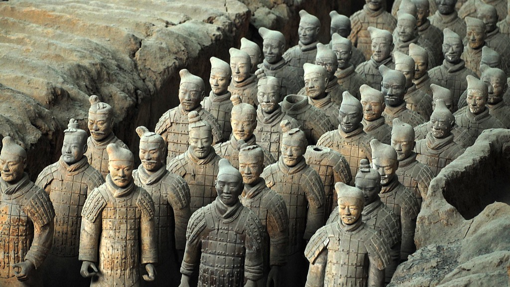 A file photo shows the Terracotta Warriors in Xi'an, China's Shaanxi Province. /CFP