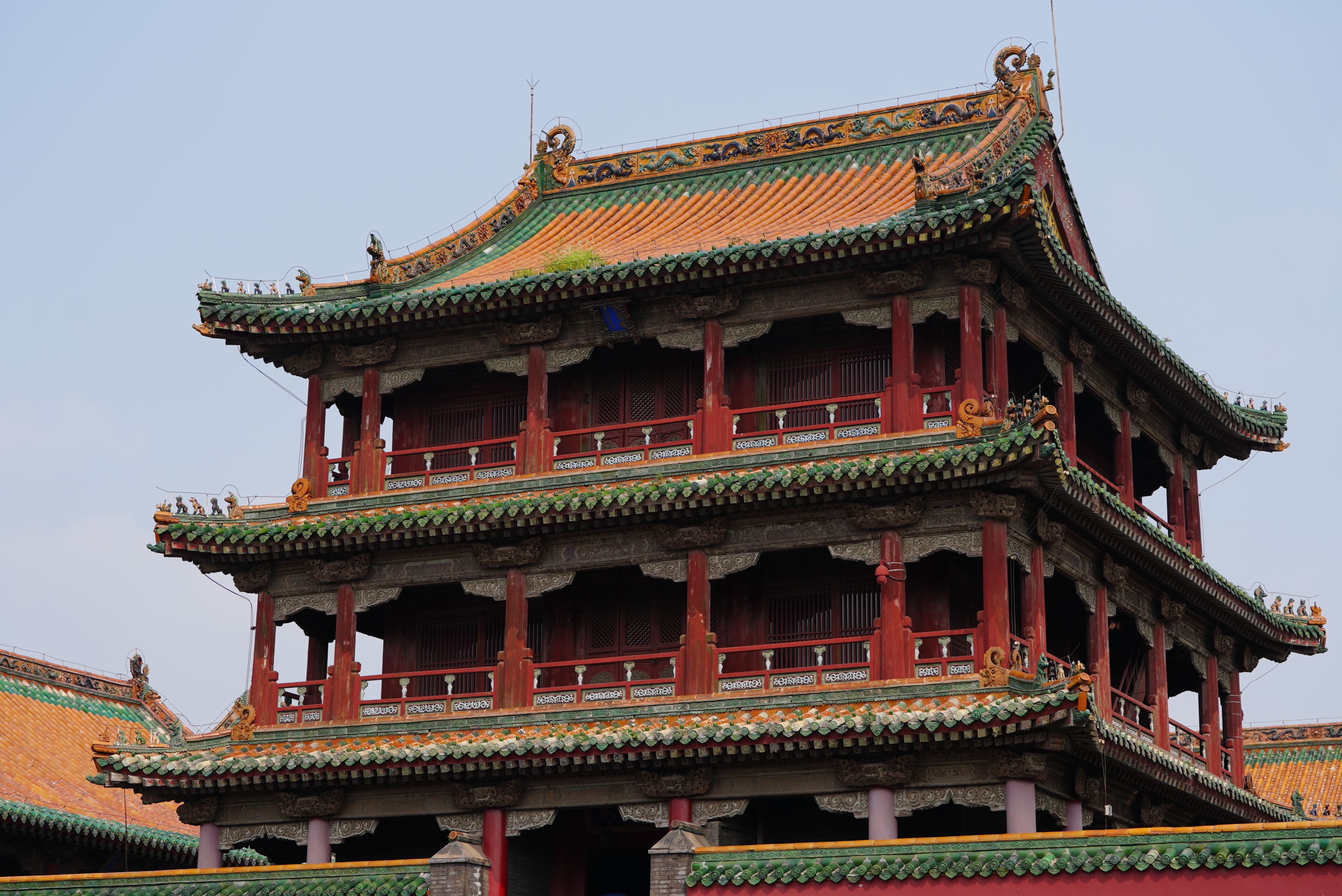 The Phoenix Tower, located on the central axis of the Shenyang Palace Museum, was once the tallest building in the city. /CGTN