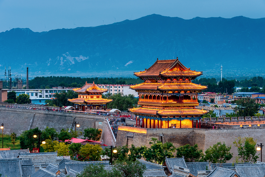 The south gate of the Xinzhou Ancient City cultural and leisure tourism block /CFP