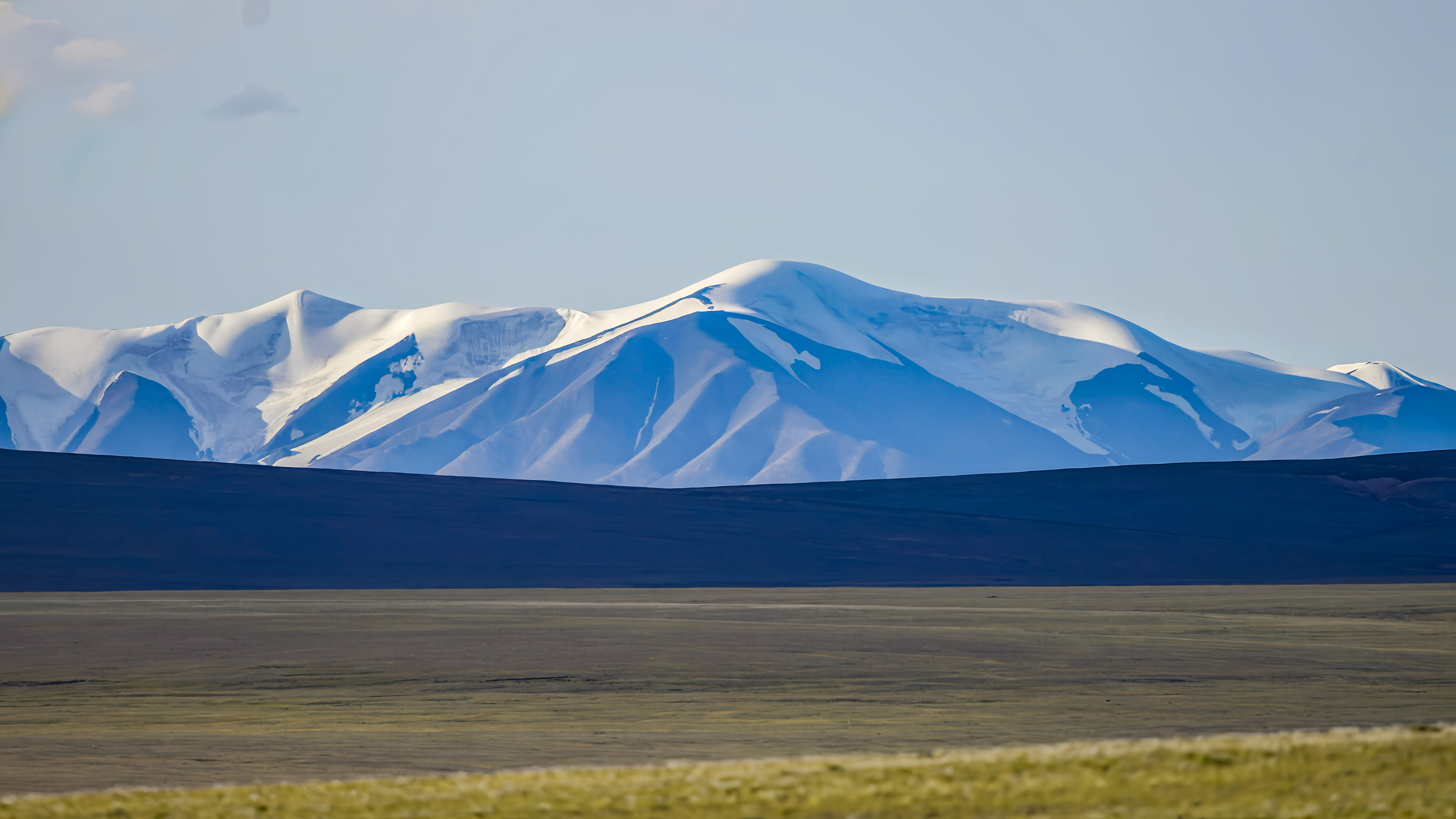 This photo taken on August 9, 2024 in Qinghai Province shows the pristine natural wilderness of Hoh Xil. /CGTN