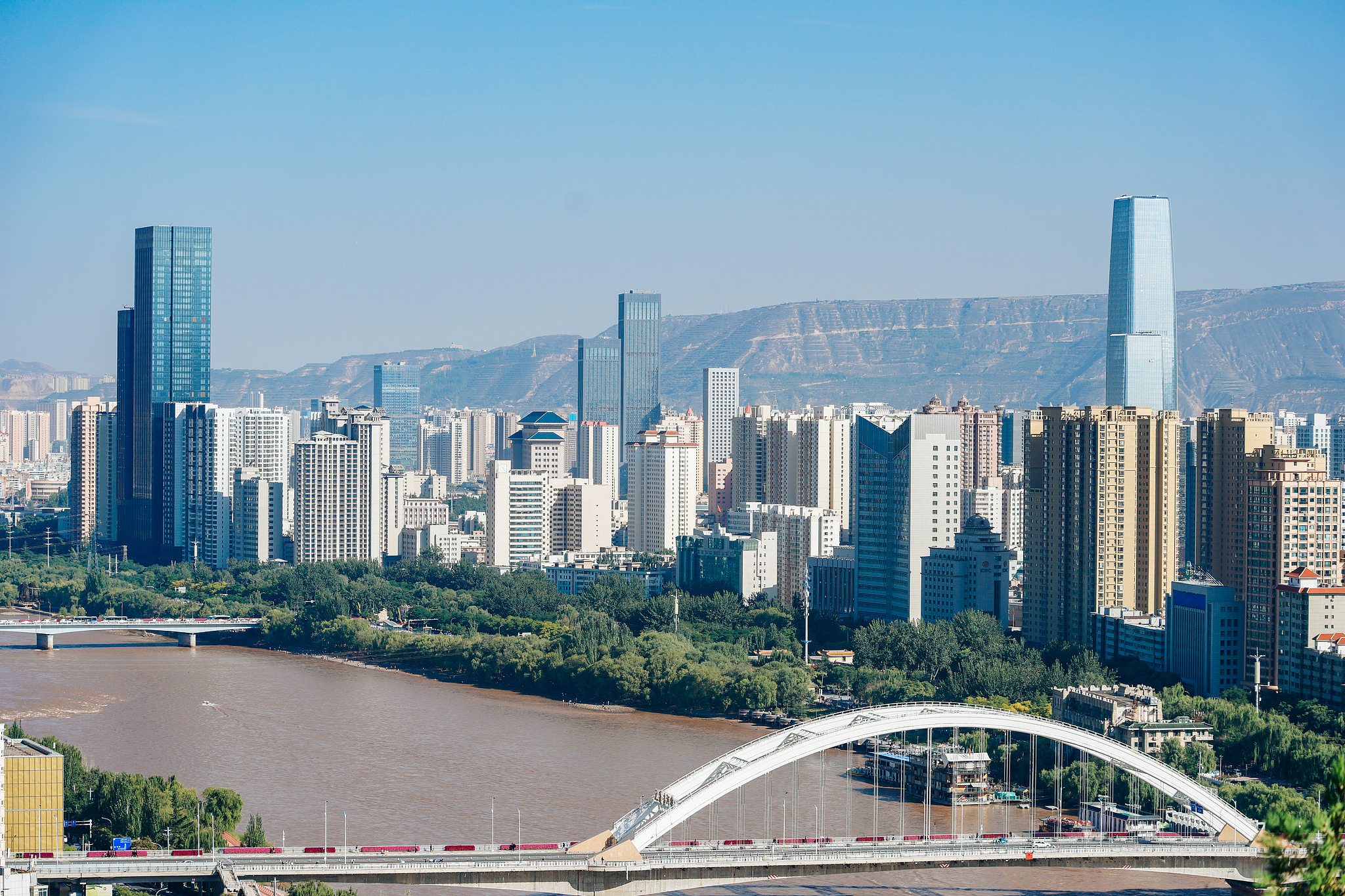 A view of Lanzhou, the capital of northwest China's Gansu Province. /CFP