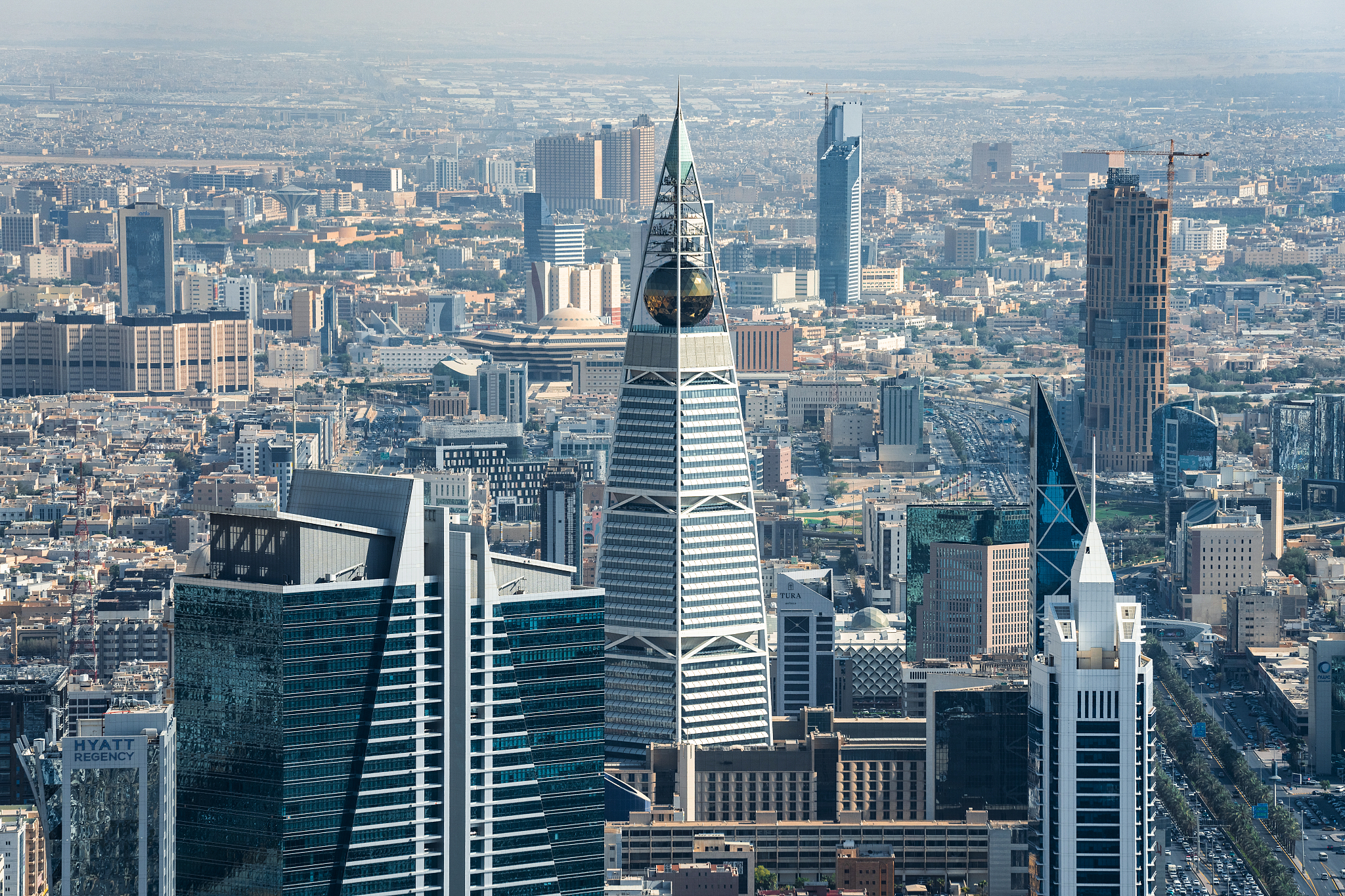 A view of the City skyline in Riyadh, Saudi Arabia, October 2, 2023. /CFP