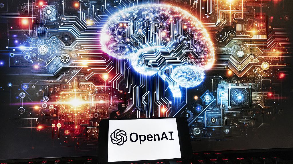 The OpenAI logo with an image generated by ChatGPT's Dall-E text-to-image model. /CFP