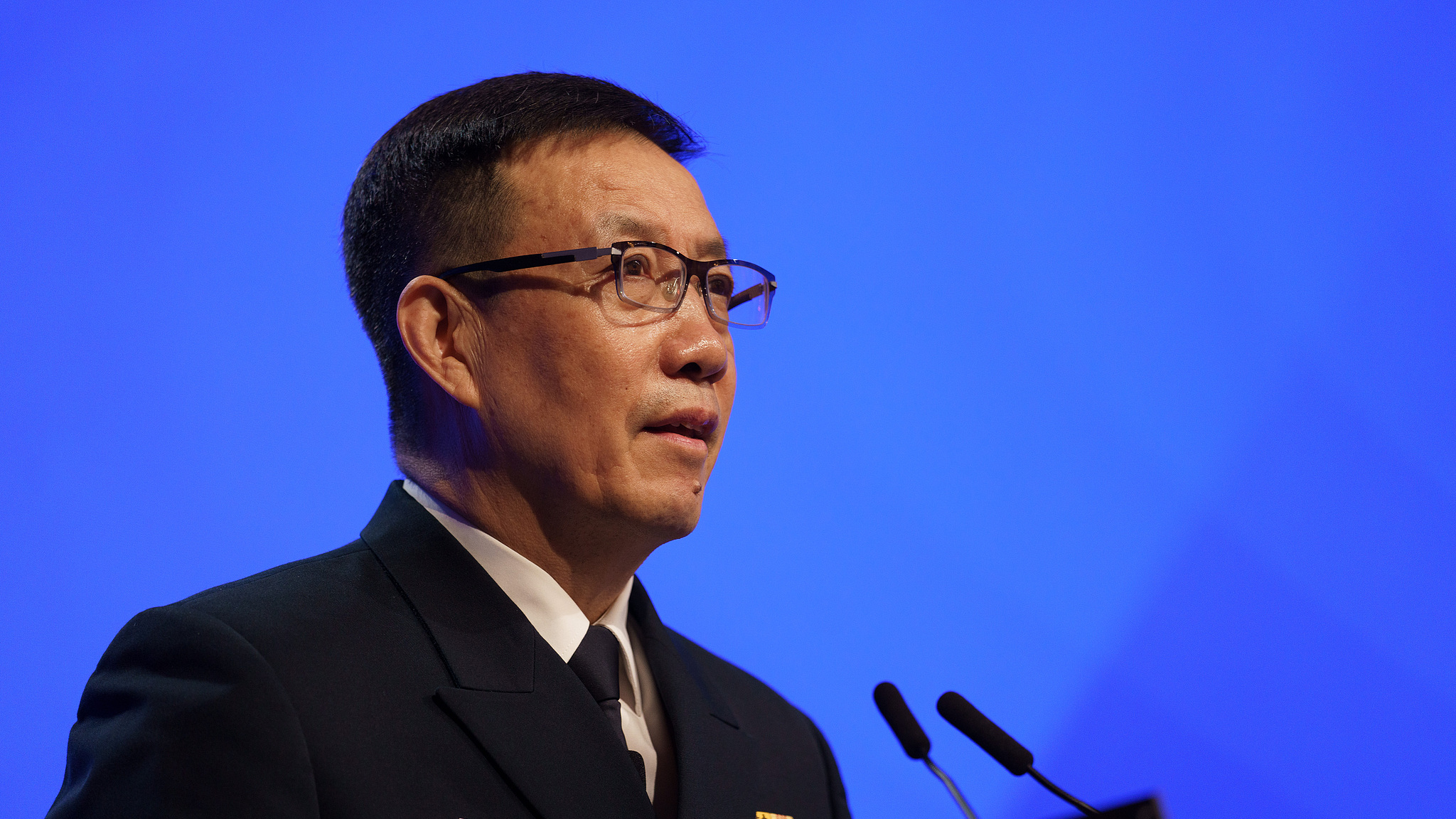 File photo of Chinese Defense Minister Dong Jun. /CFP