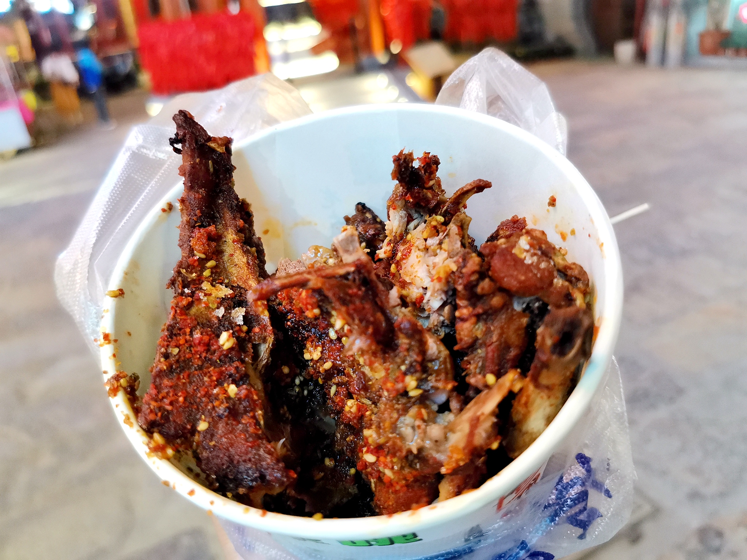 Chicken carcasses are not only a staple that can be found loading locals' tables but also a must-try delicacy for many out-of-towners. /CFP