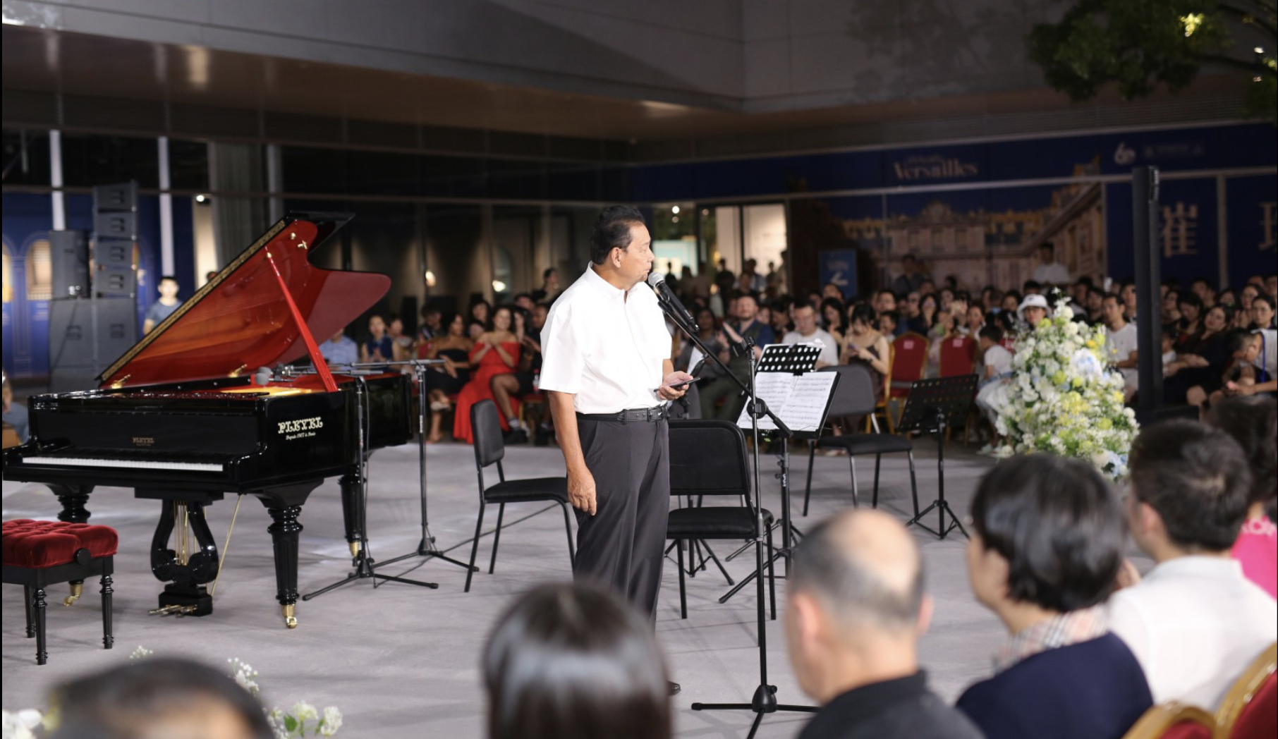 Iskandar bin Sarudin,president of One Belt One Road Malaysia, delivers a speech at the 