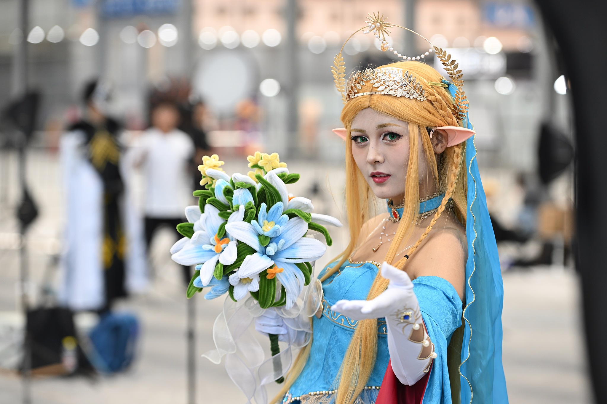 A female cosplayer at ACG GBA 2024, Shenzhen City, south China's Guangdong Province, September 15, 2024. /CFP