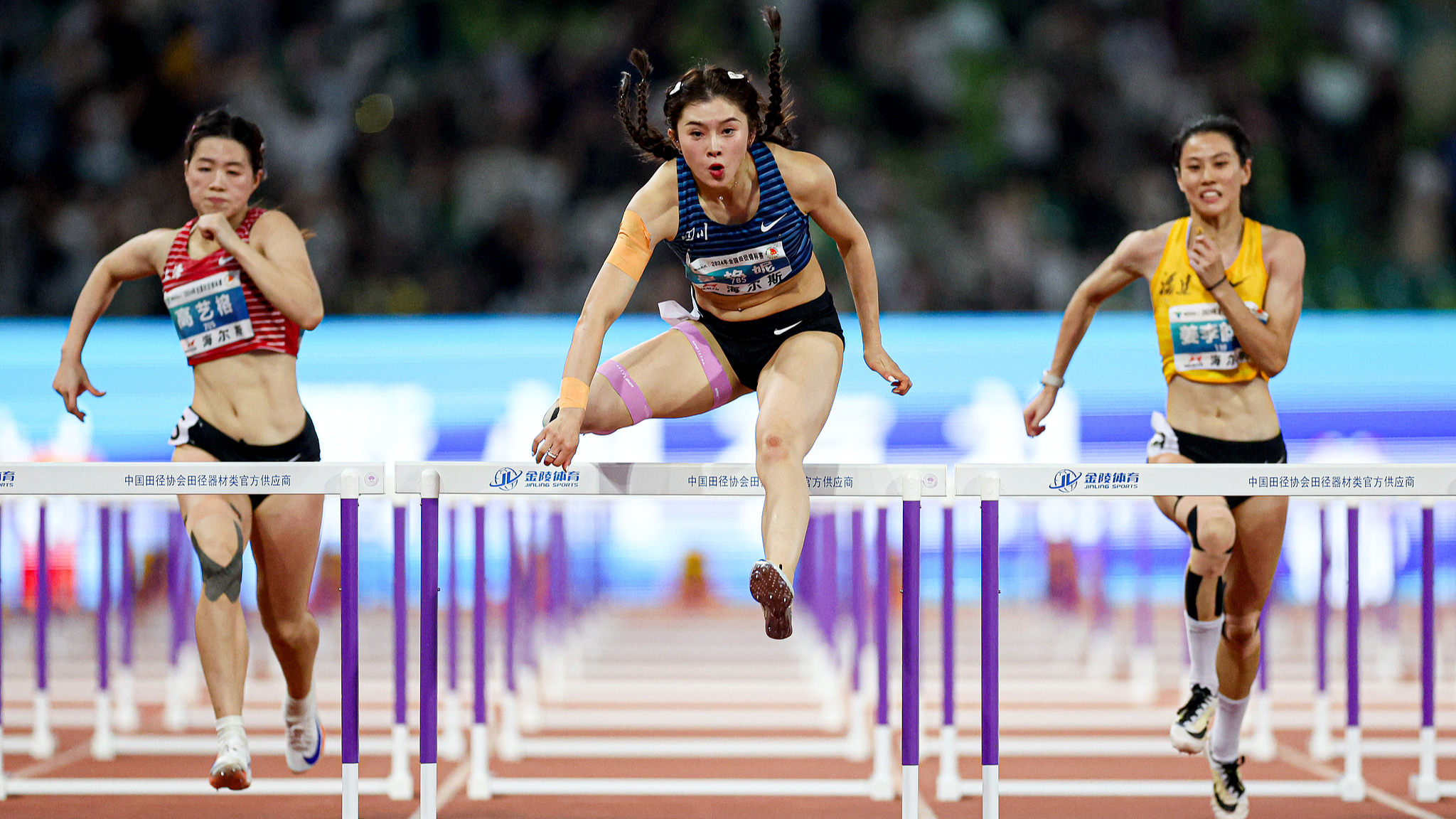 Xu, Wu win hurdles titles at National Athletics Championships