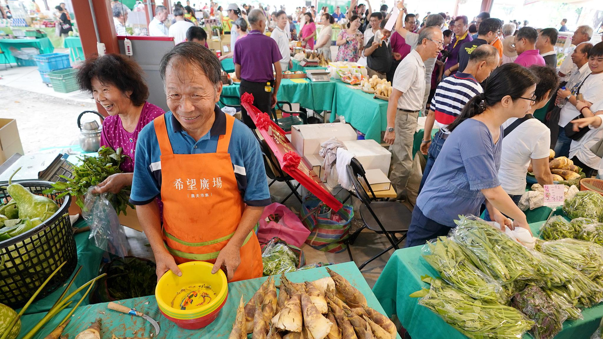 A food market in Taipei, China's Taiwan region. /CFP