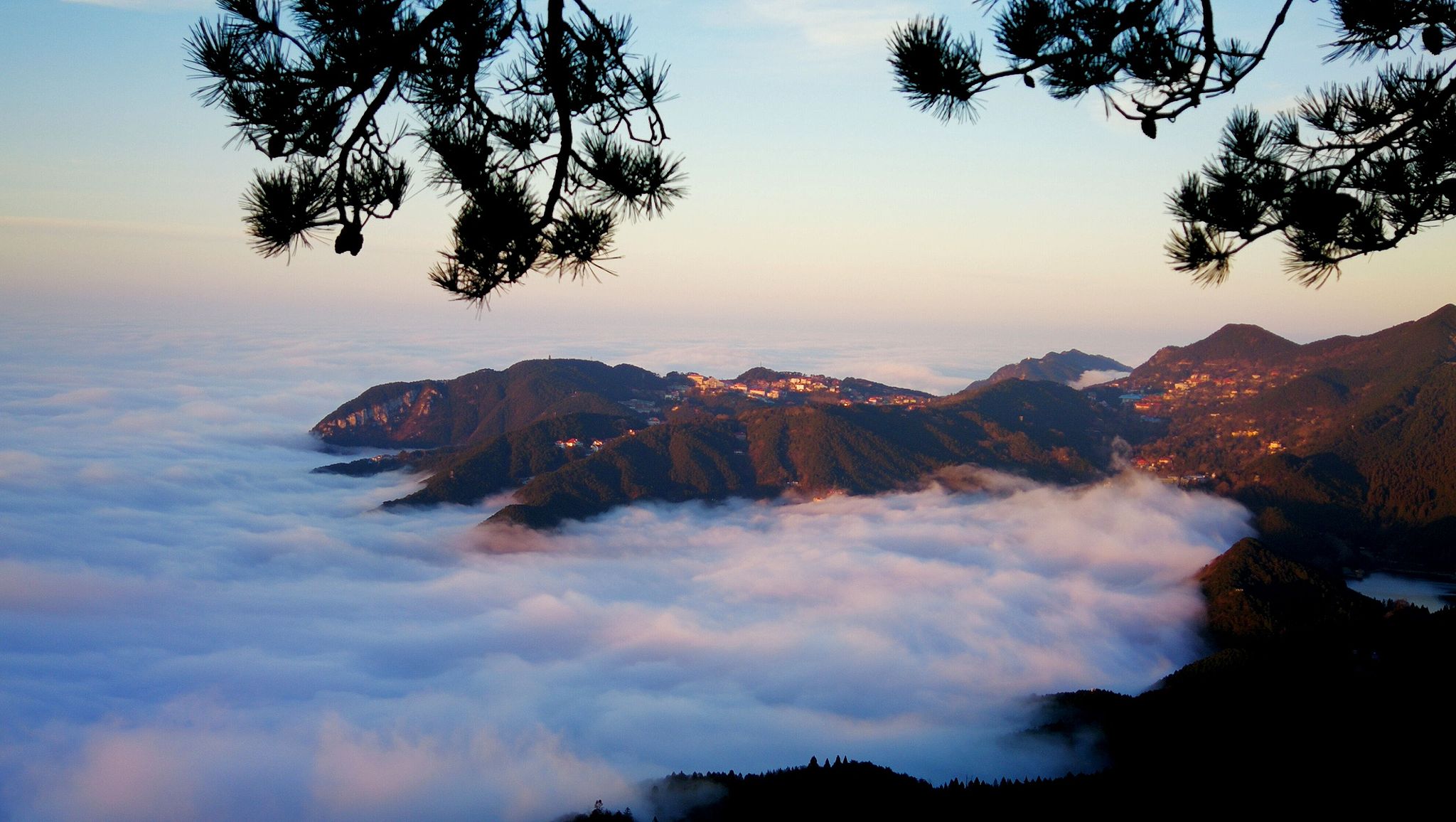 The view of Lushan Mountain, a scenic spot in Jiujiang City, east China's Jiangxi Province. /CFP