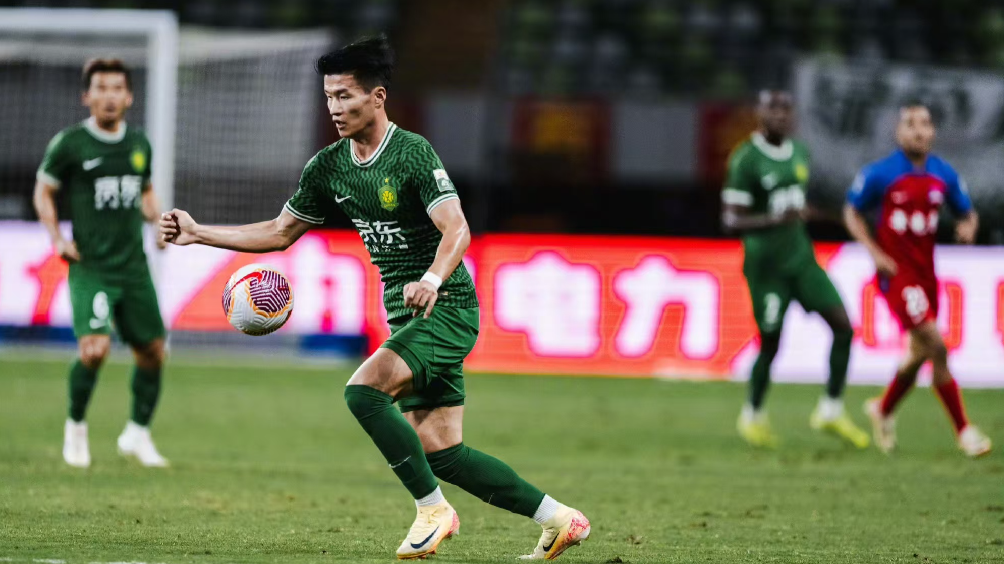 Beijing Guoan beat Meizhou Hakka 3-1 away in Chinese Super League in Meizhou, south China's Guangdong Province, September 20, 2024. /Beijing Guoan 