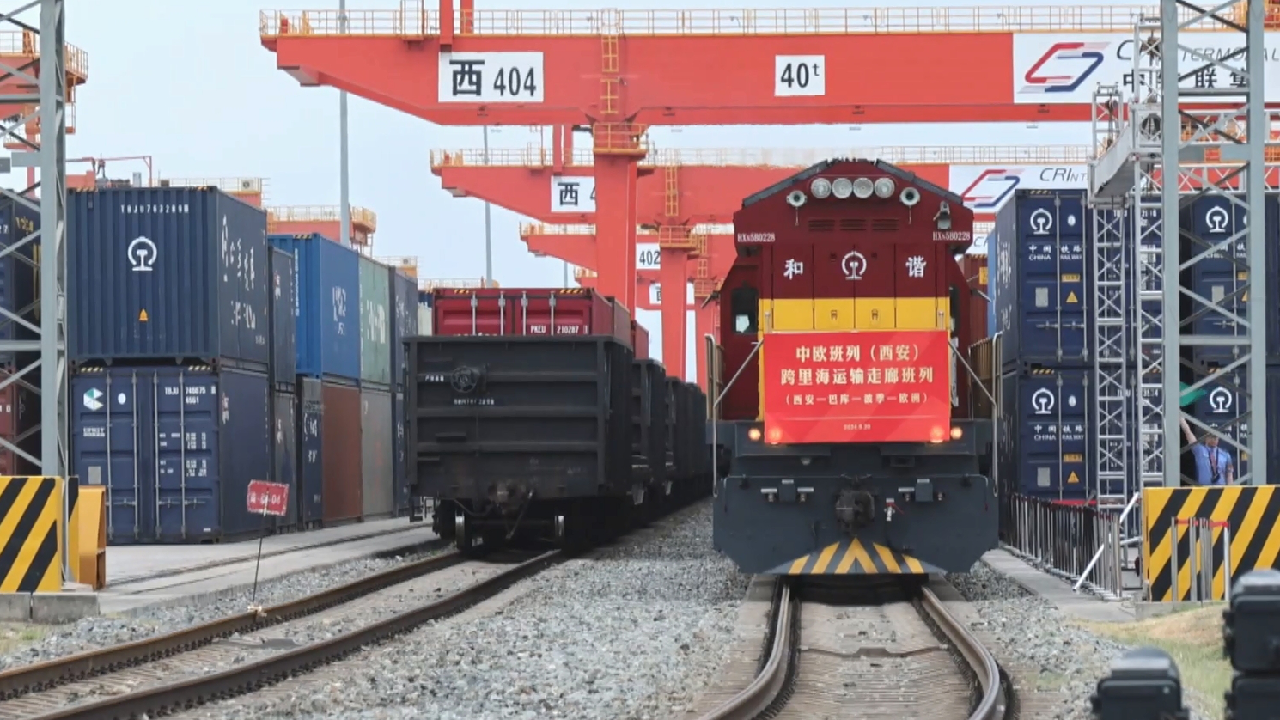 Trans-Caspian corridor of China-Europe Railway inaugurated in Xi'an