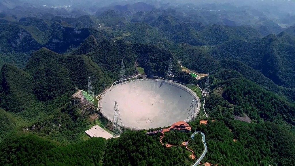 China's FAST telescope in Pingtang County, Guizhou Province, southwest China. /CFP