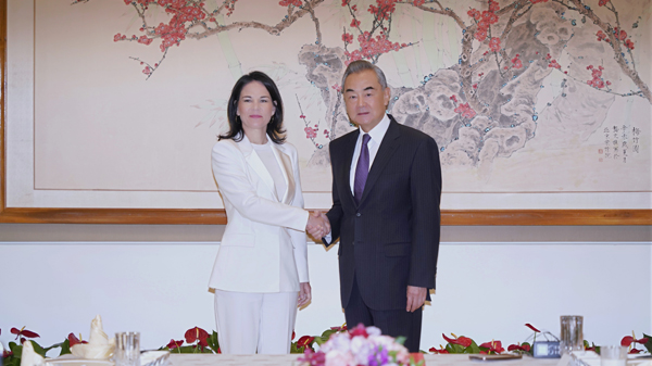 Chinese Foreign Minister Wang Yi meets with German Foreign Minister Annalena Baerbock in New York, U.S., September 24, 2024. /Chinese Foreign Ministry