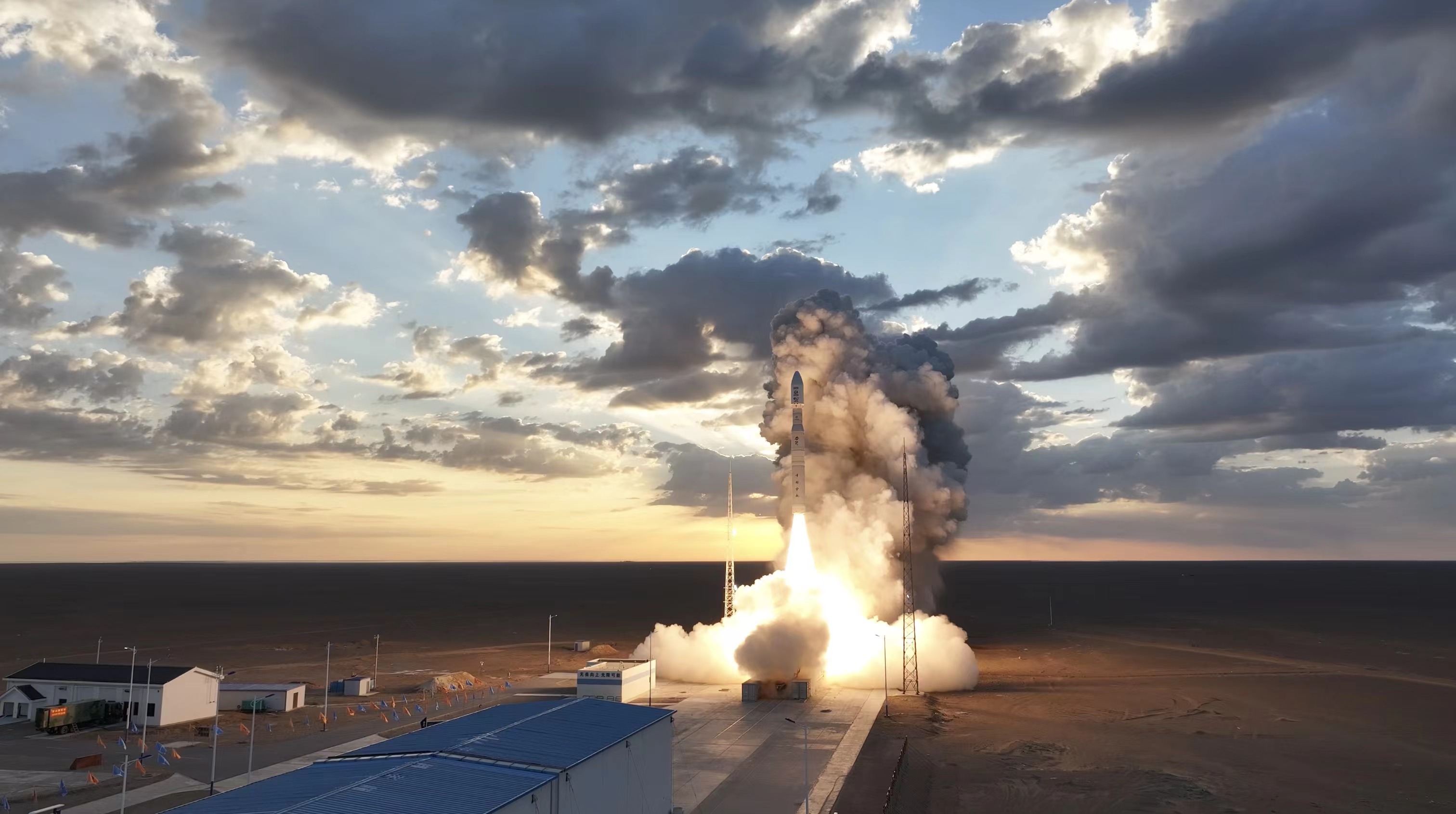 The Lijian-1 carrier rocket blasts off from the Jiuquan Satellite Launch Center, September 25, 2024. /CAS Space