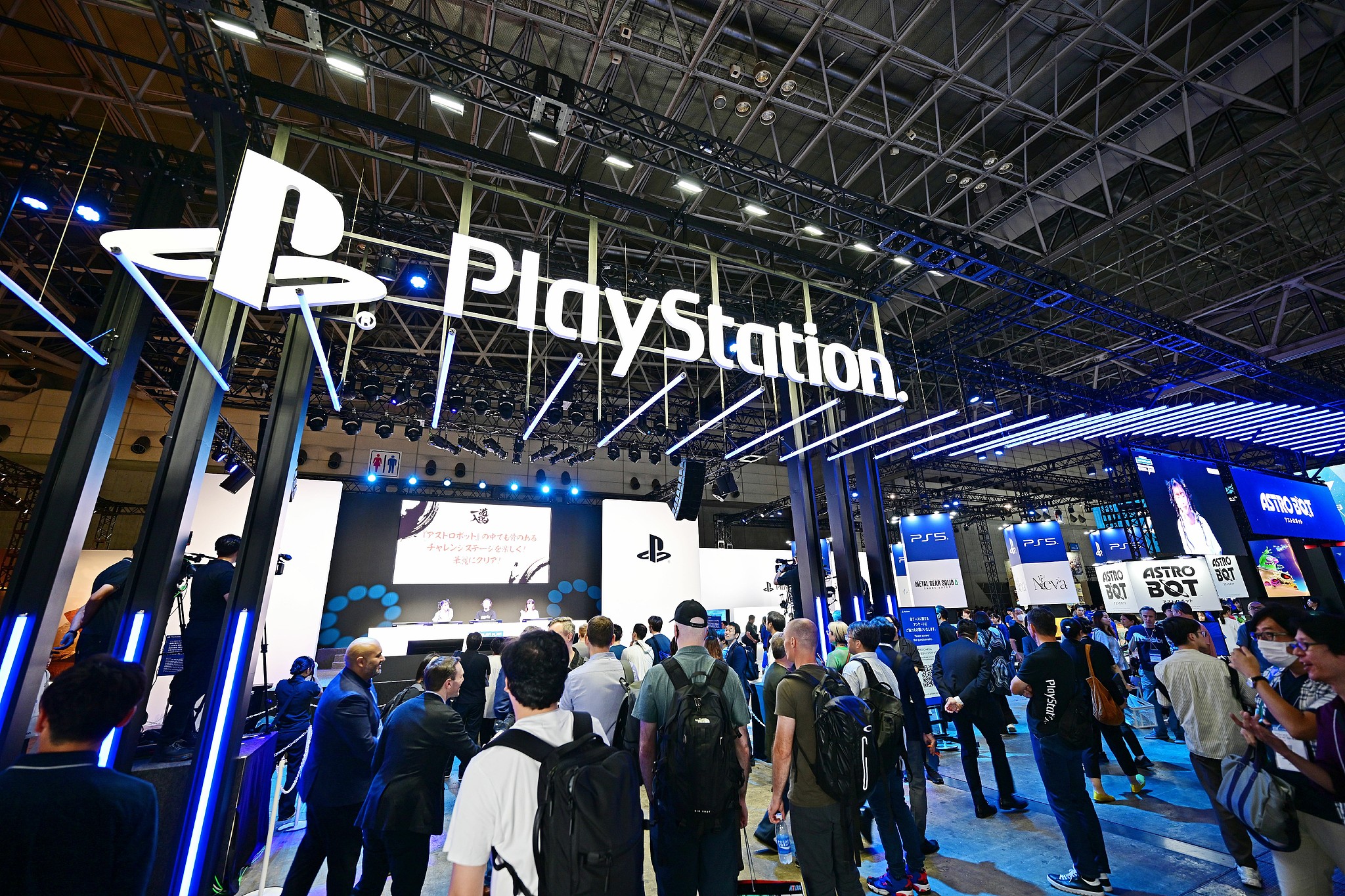 The Sony PlayStation booth at the Tokyo Game Show 2024 at Makuhari Messe in Chiba, Japan, September 26, 2024. /CFP