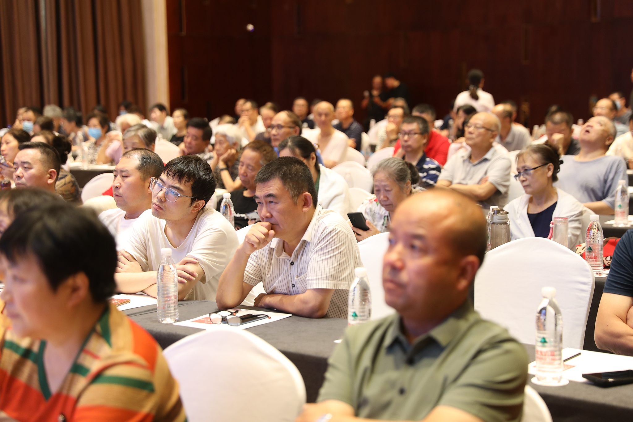 Individual investors attending an investment knowledge lecture in Xi'an, Shaanxi Province, China, August 18, 2024. /CFP