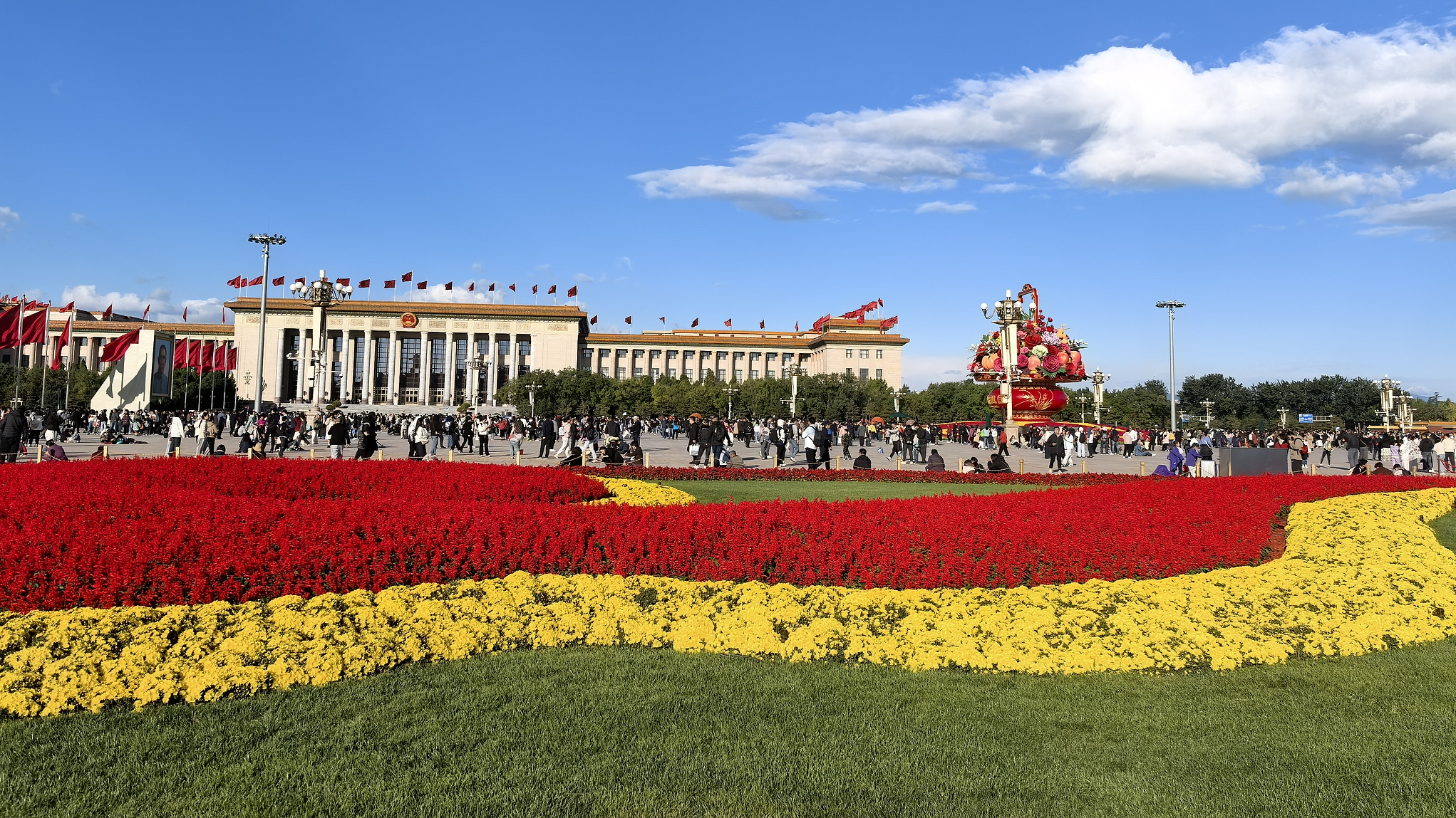 The Great Hall of the People in Beijing, capital of China, October 1, 2024. /CFP