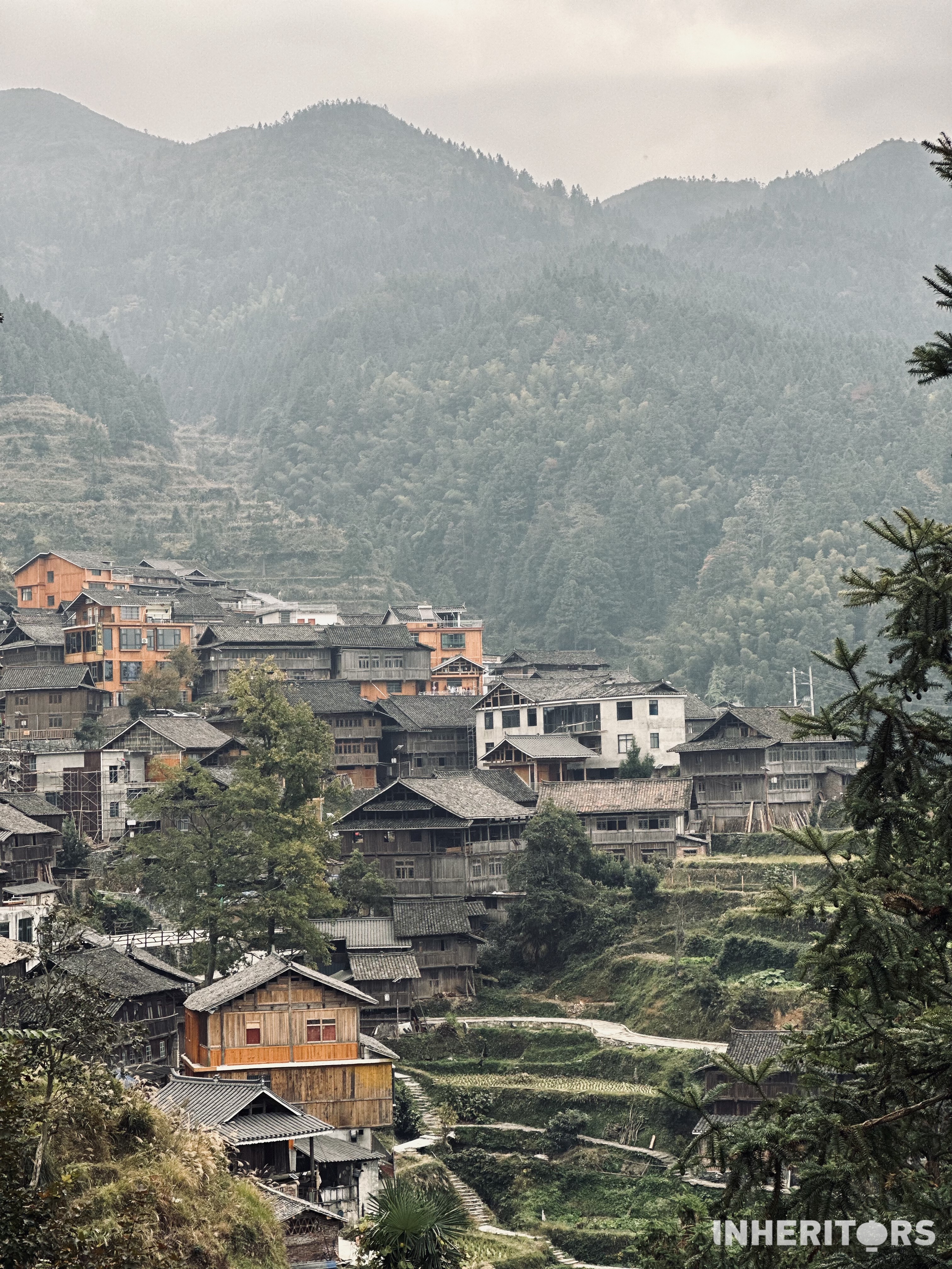 A view of a Dong village in southwest China's Guizhou Province. /CGTN