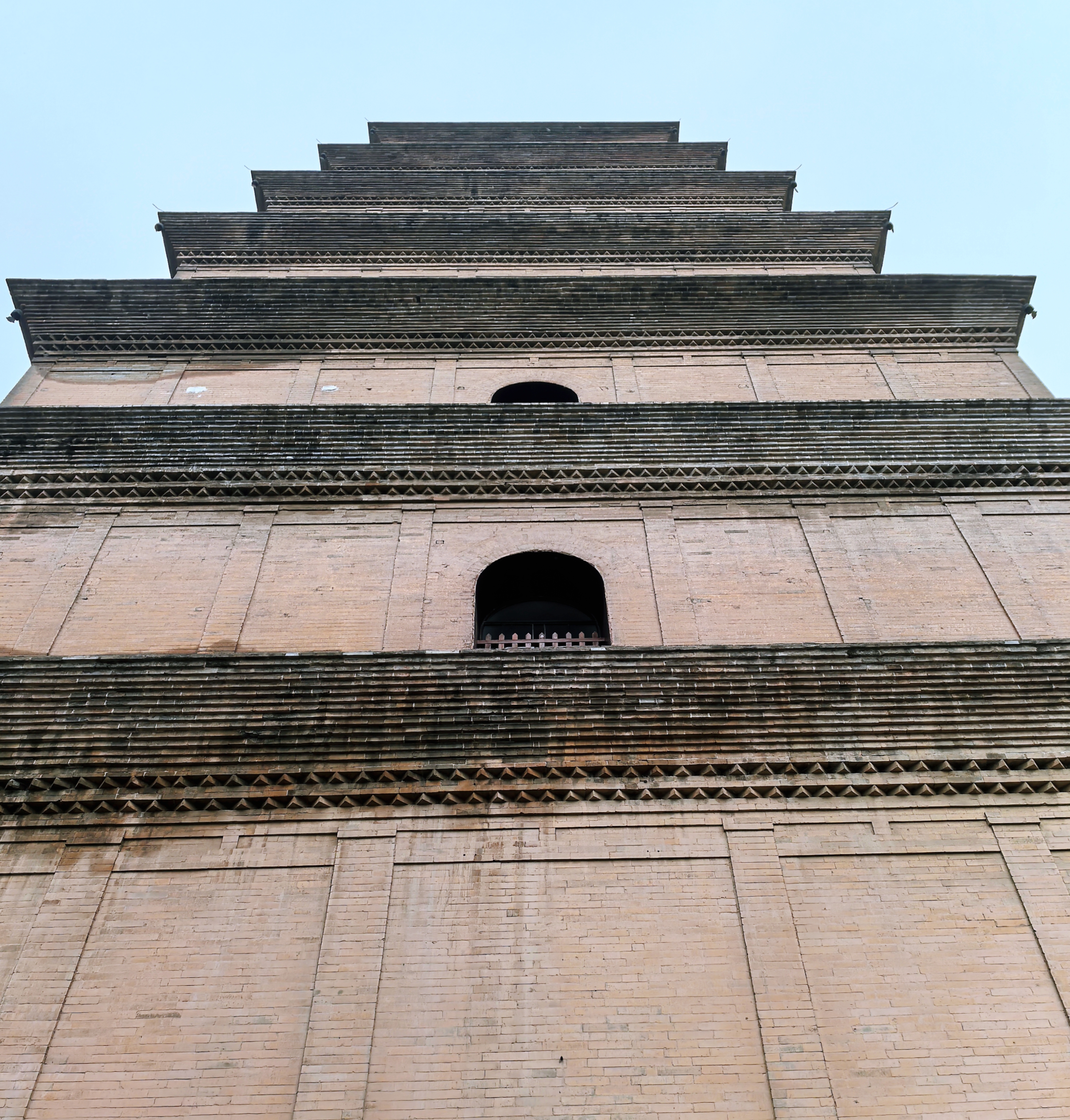 A view of the Great Wild Goose Pagoda in Xi'an, northwest China's Shaanxi Province, in this photo taken in September 2024 /CGTN