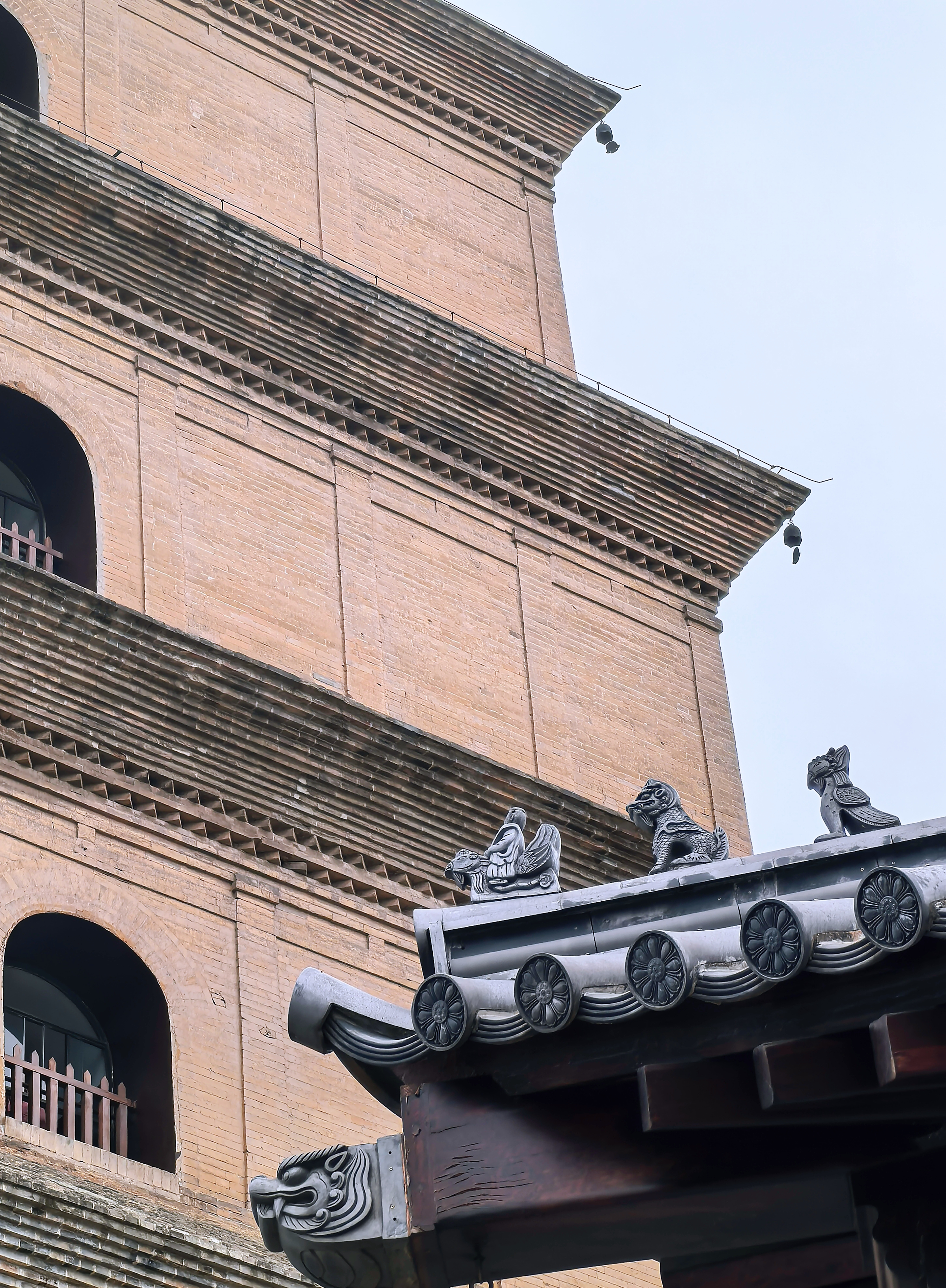 A view of the Great Wild Goose Pagoda in Xi'an, northwest China's Shaanxi Province, in this photo taken in September 2024 /CGTN