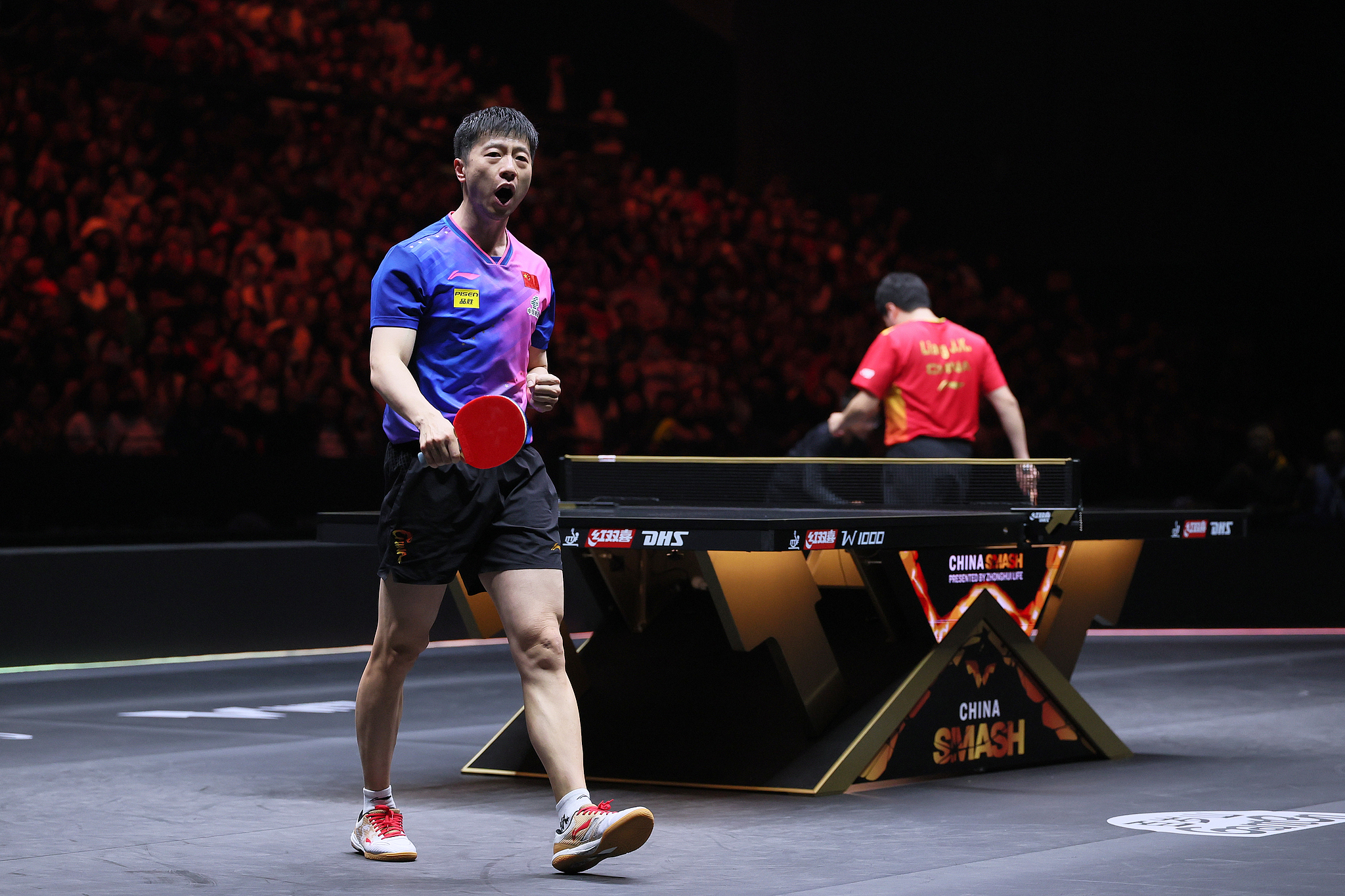 Ma Long and Lin Shidong set up men's singles final at WTT China Smash