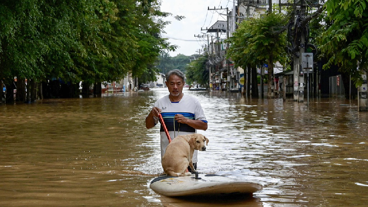 Three killed by flash flooding in northern Thailand