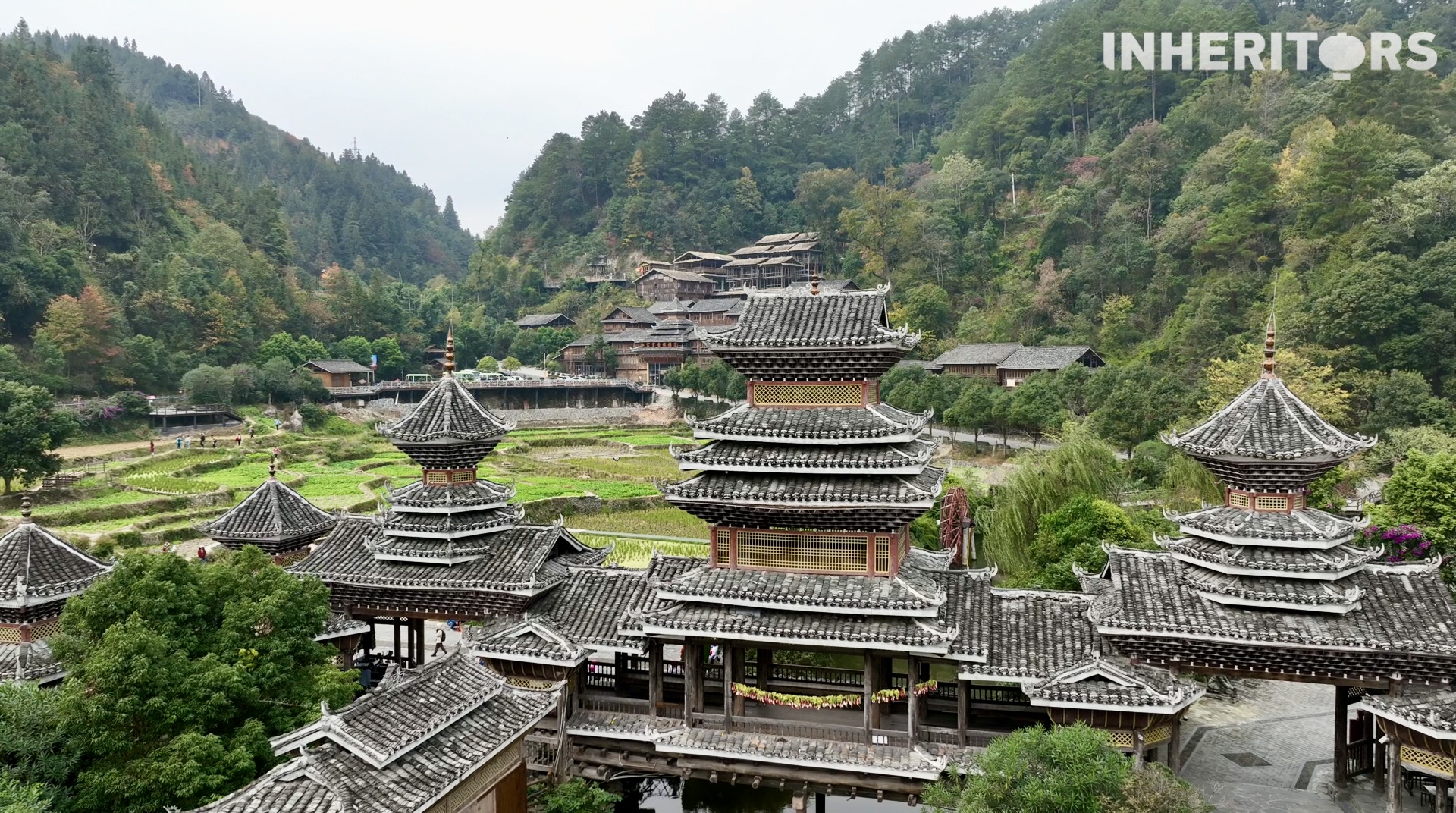 A view of Zhaoxing Dong Village in southwest China's Guizhou Province /CGTN