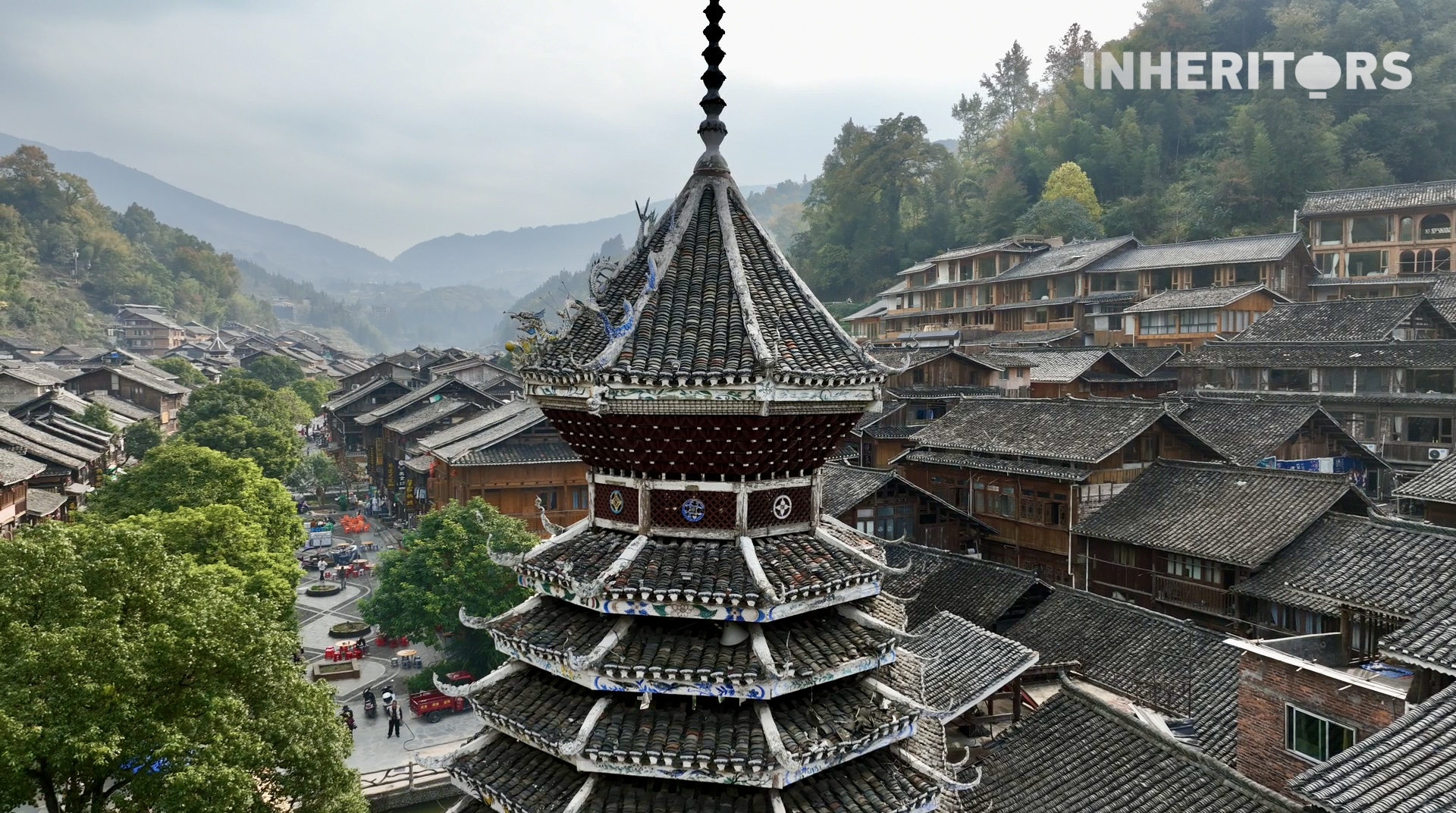 A view of Zhaoxing Dong Village in southwest China's Guizhou Province /CGTN