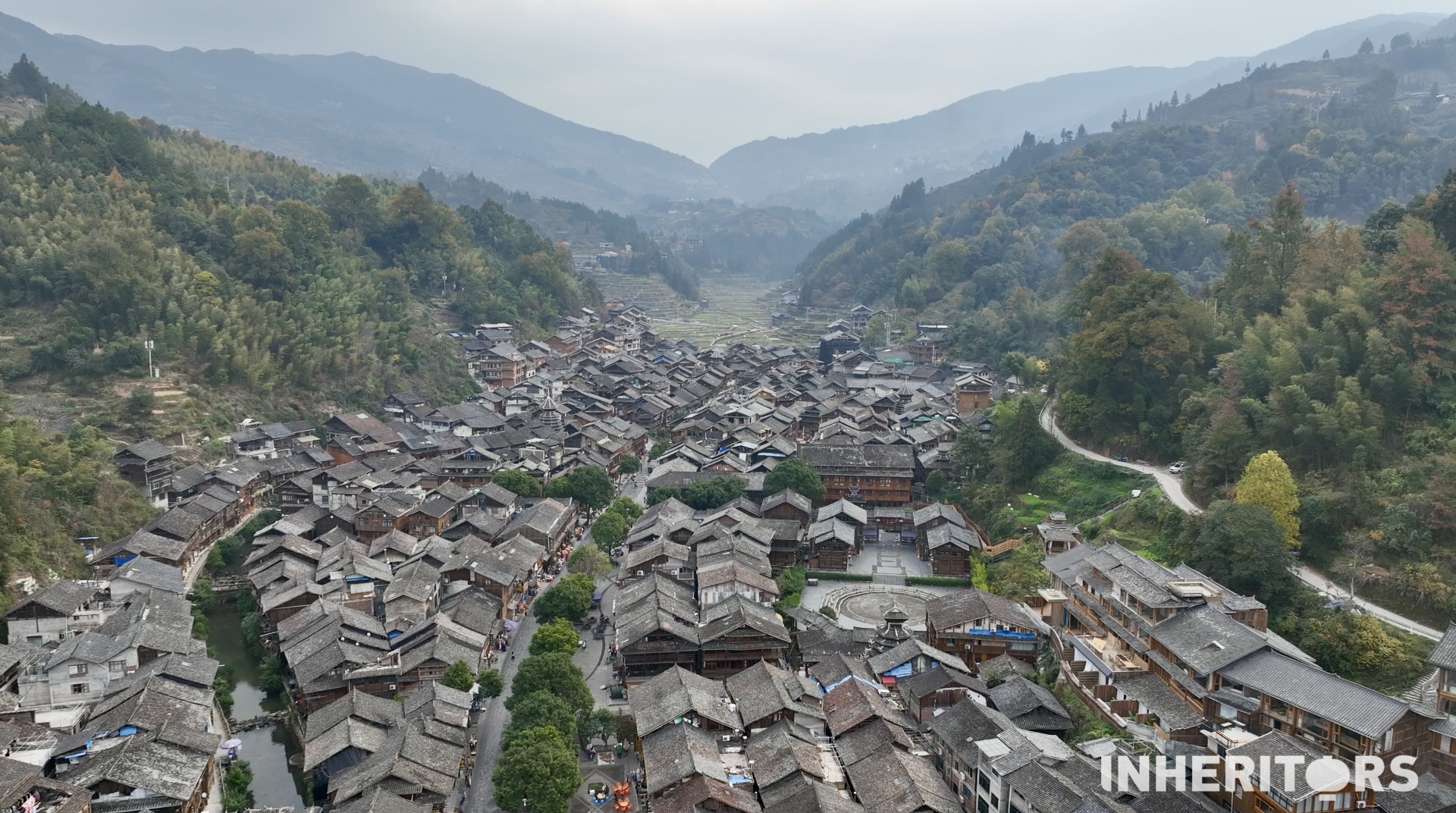 A view of Zhaoxing Dong Village in southwest China's Guizhou Province /CGTN