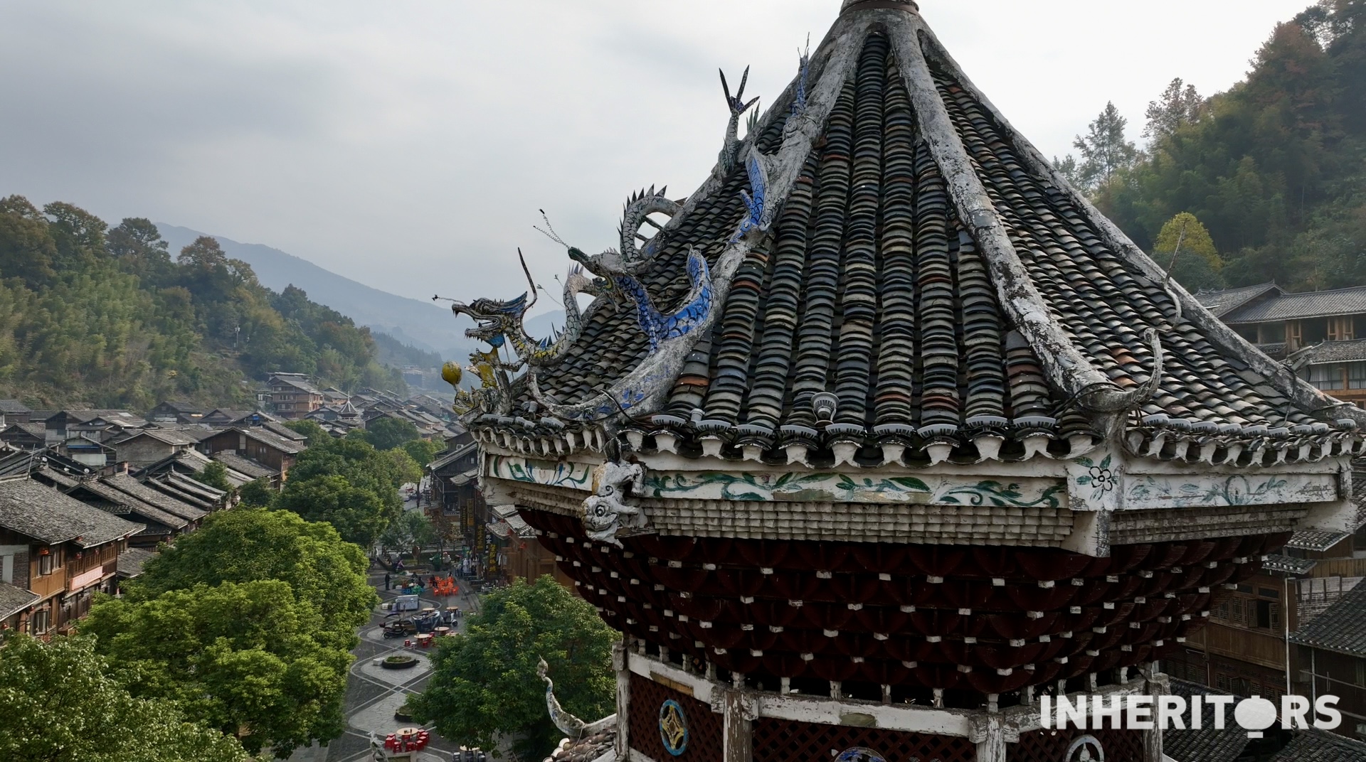 A view of Zhaoxing Dong Village in southwest China's Guizhou Province /CGTN