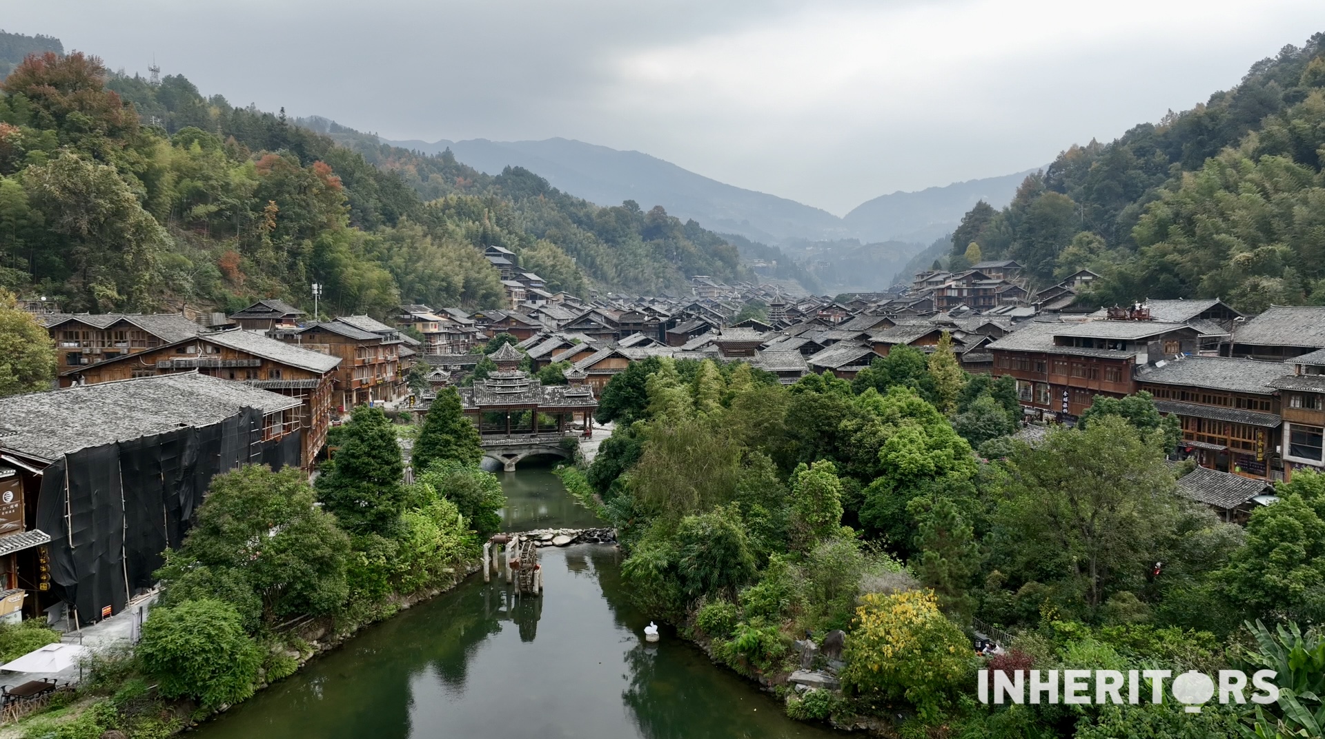 A view of Zhaoxing Dong Village in southwest China's Guizhou Province /CGTN