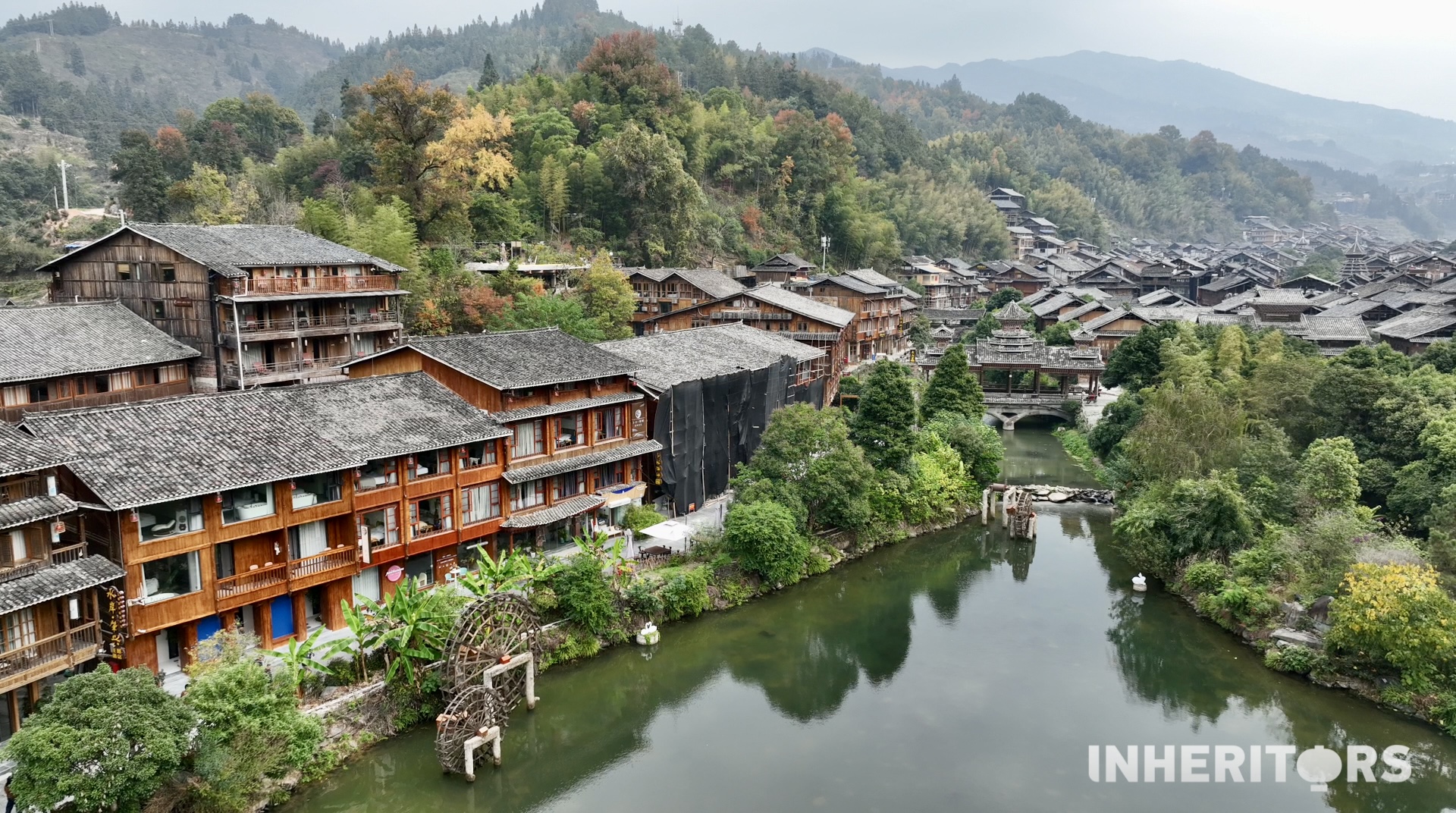 A view of Zhaoxing Dong Village in southwest China's Guizhou Province /CGTN