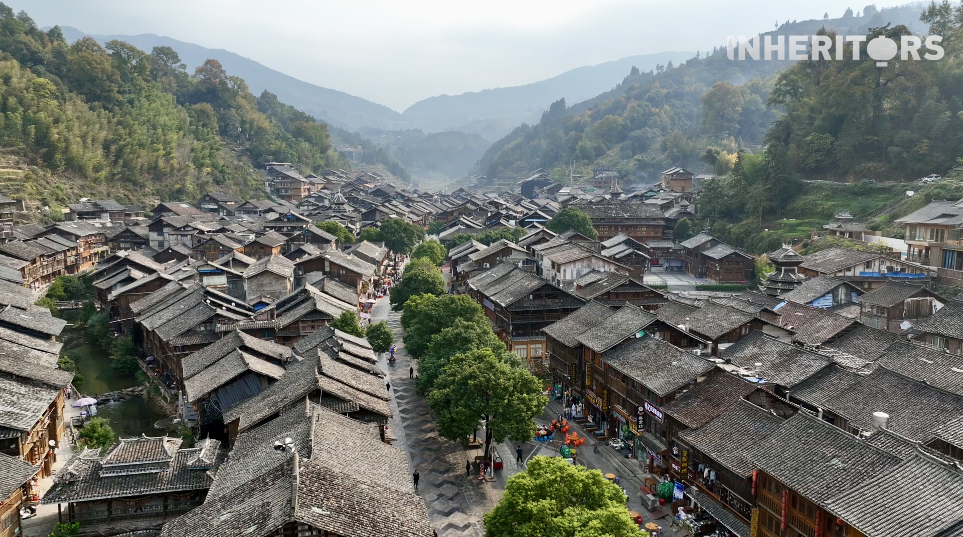 A view of Zhaoxing Dong Village in southwest China's Guizhou Province /CGTN