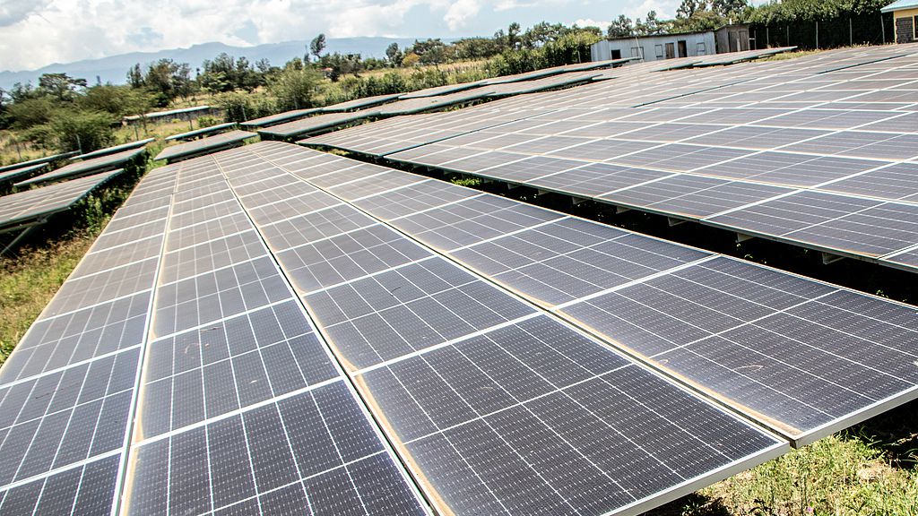 A 1.3-megawatt solar farm near Nyeri Town, Kenya. /CFP